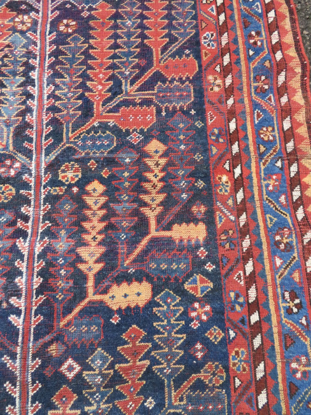 Textiles Tree Of Life Luri Kelleh Tribal Rug. . 358cm X 161cm. photo