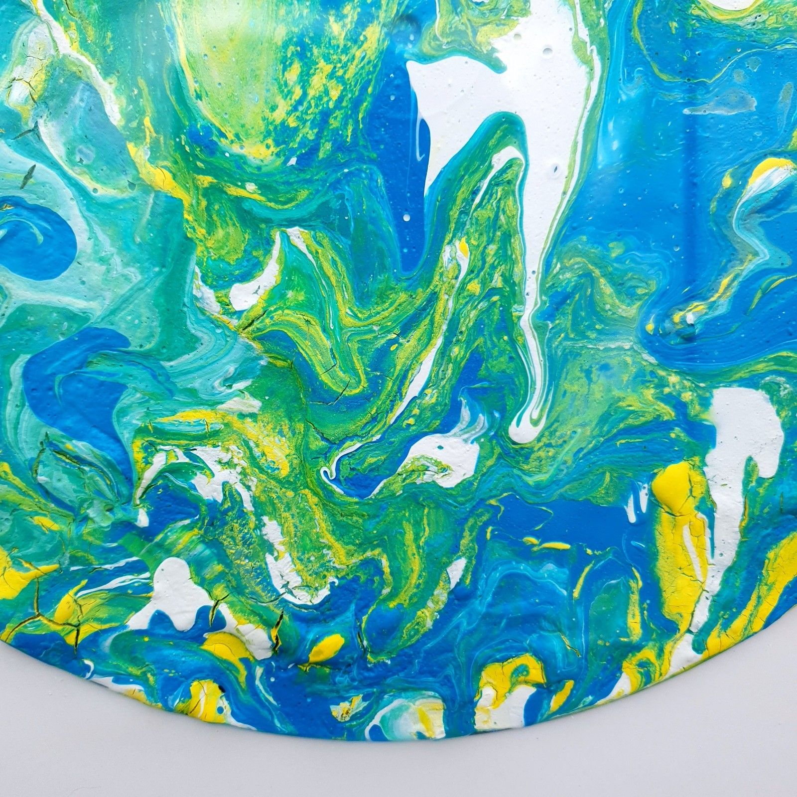 photo for sale Acrylic On Vinyl Belinda Collett Weeping Willow Contemporary Abstract 44.5x44.3c
