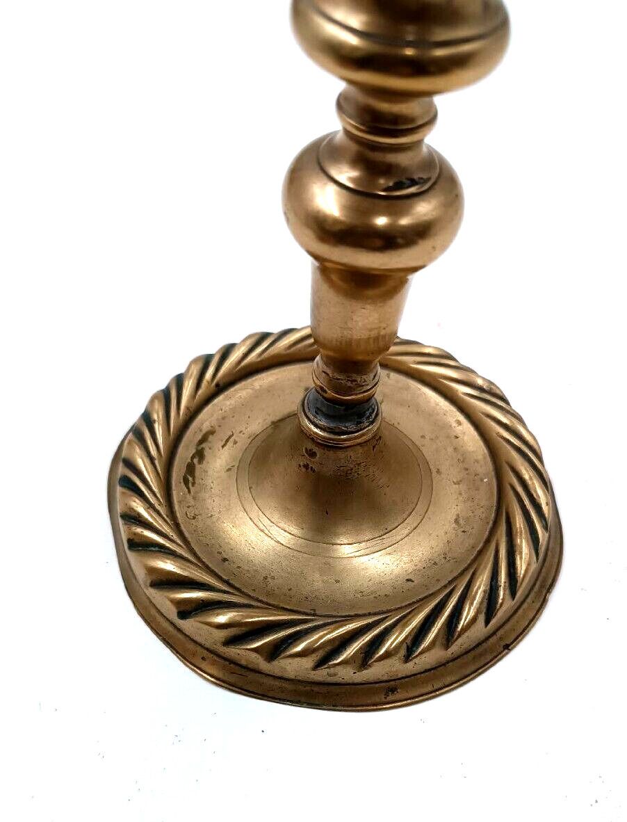 Antique Bronze Candle Holder 17th Century photo buy
