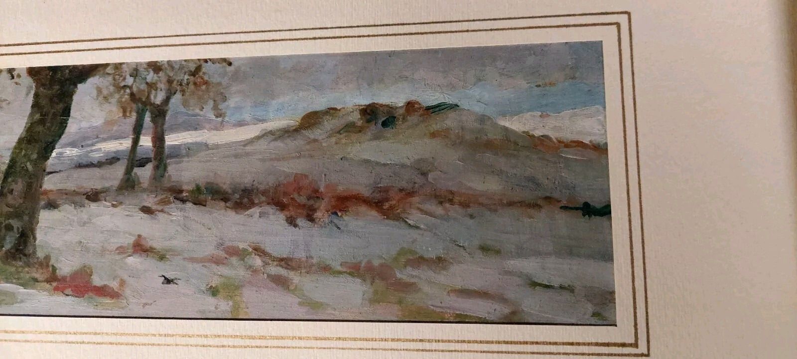 Landscape Painting Oil On Panel Early 900 Italy Antique Painting photo buy