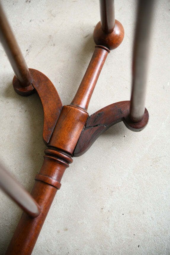Victorian Mahogany Towel Rail photo Furniture
