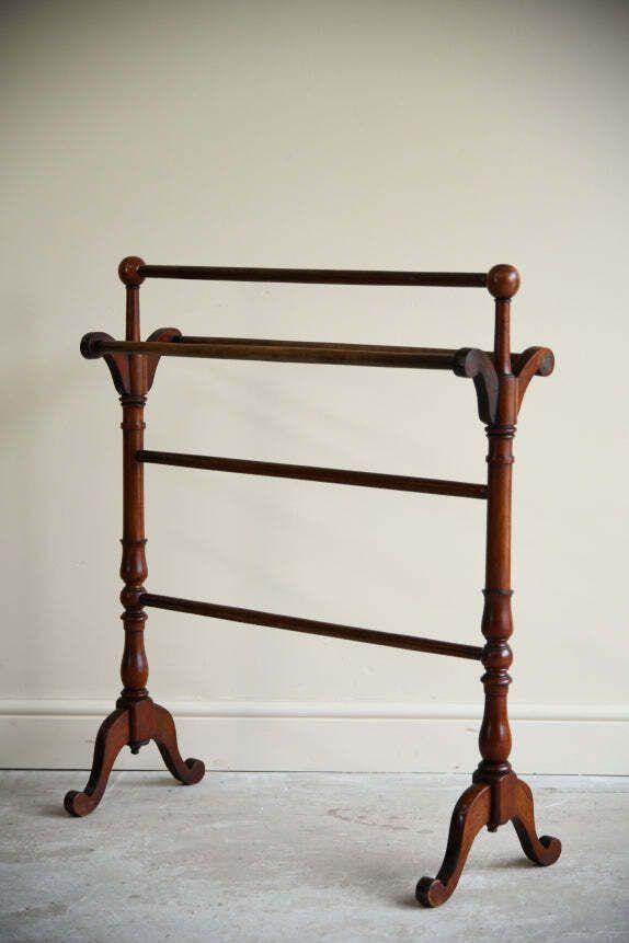 Victorian Mahogany Towel Rail photo 295.0