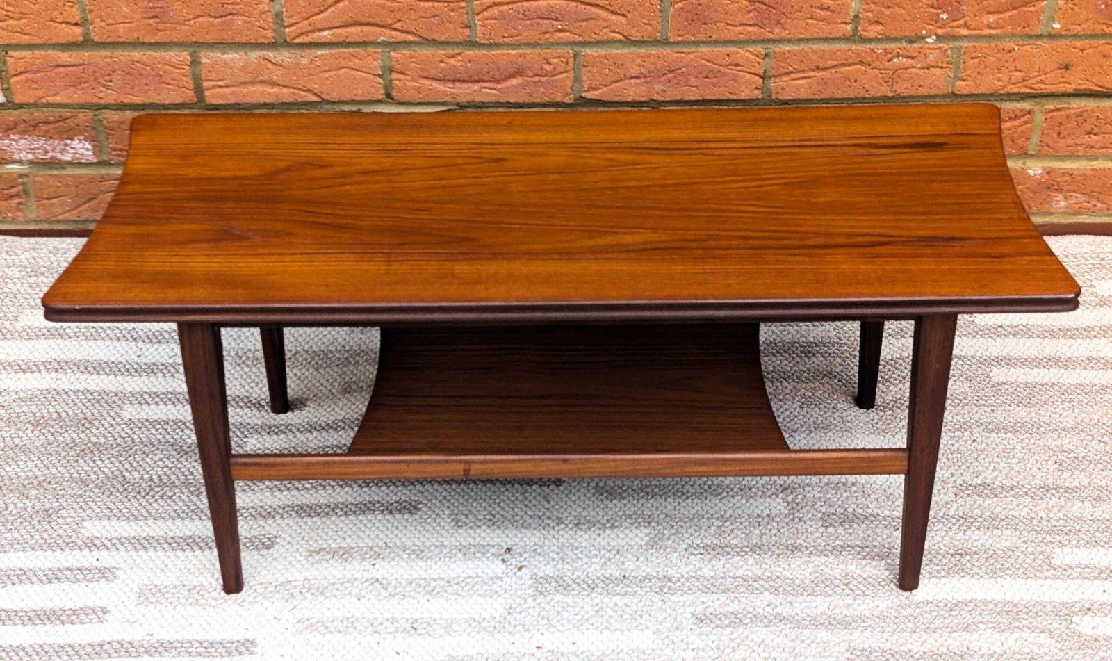 Midcentury Solid Teak Coffee Table By Richard Hornby By Fyne Ladye.