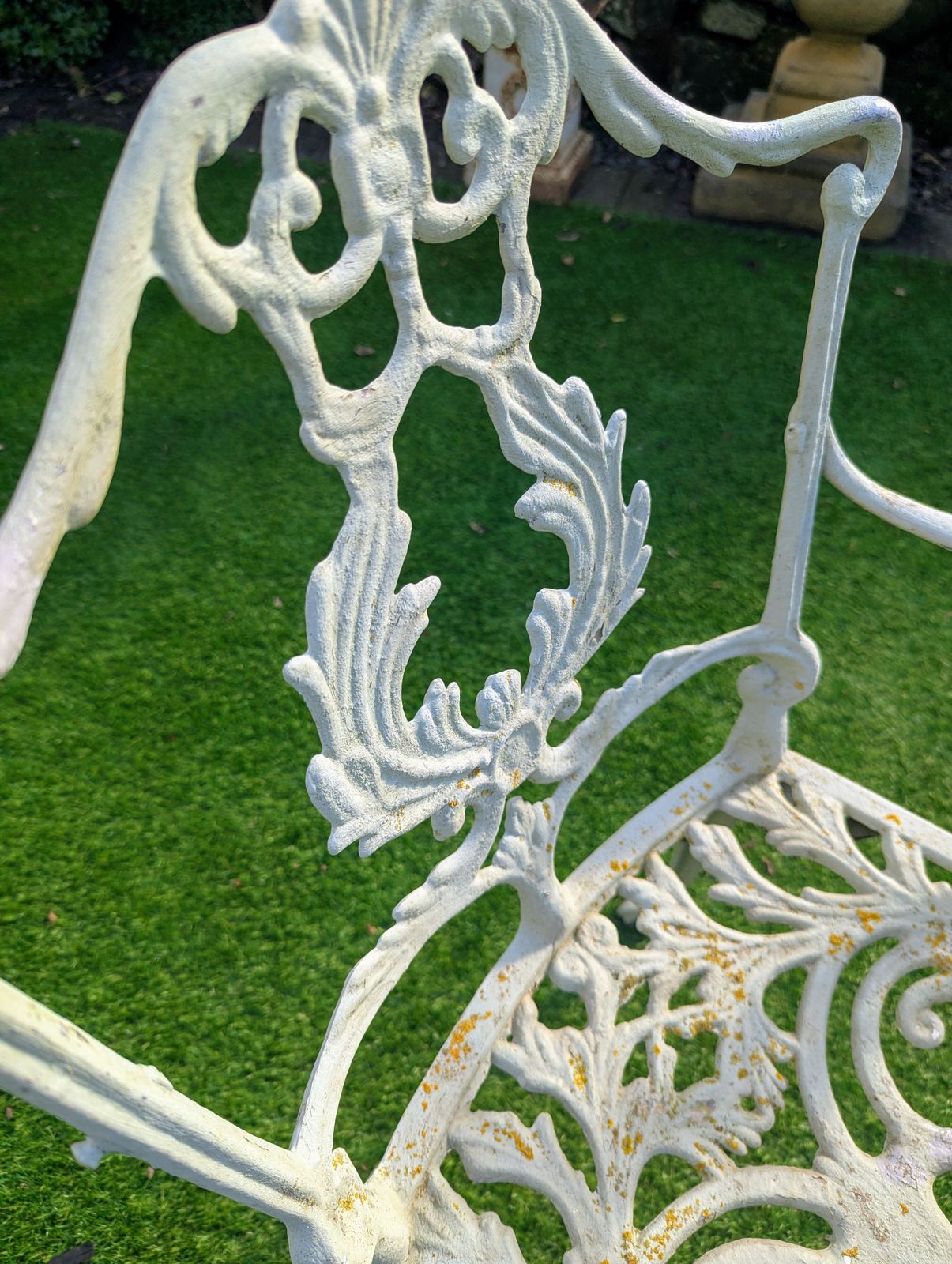 Regency Style Metal Terrace Set With Scrolling Pierced Detail Delivery In Uk 0089. photo vinterior
