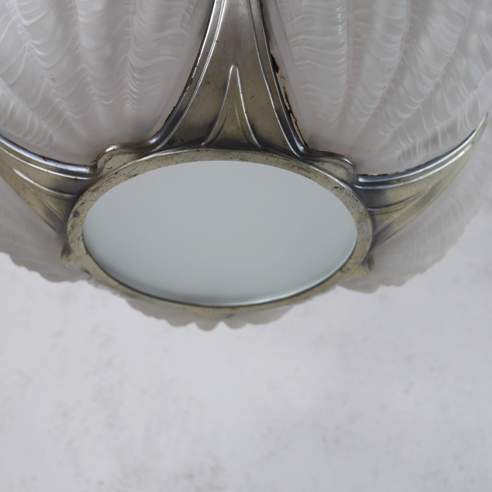 photo buy Colossal Art Deco Clam Shell Pendant Ceiling Light Lamp Dia 52cm #103122