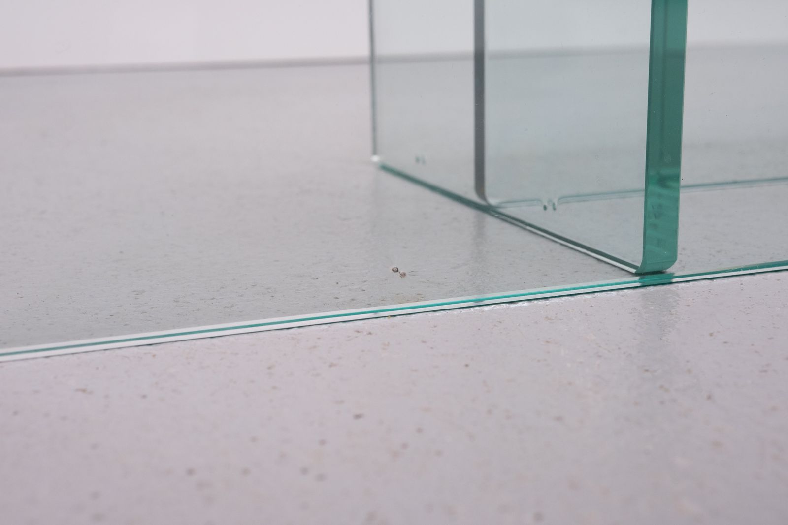 Fontana Arte Glass Coffee Table 1970, Italy photo vintage