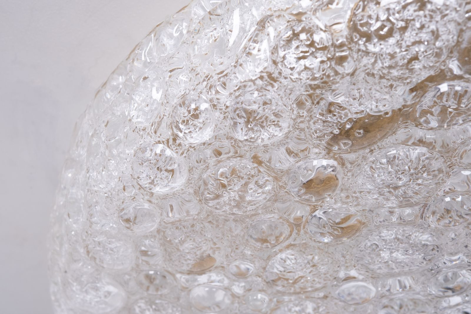 Hillebrand Murano Bubble Glass Flush Mount 1970s Germany photo buy