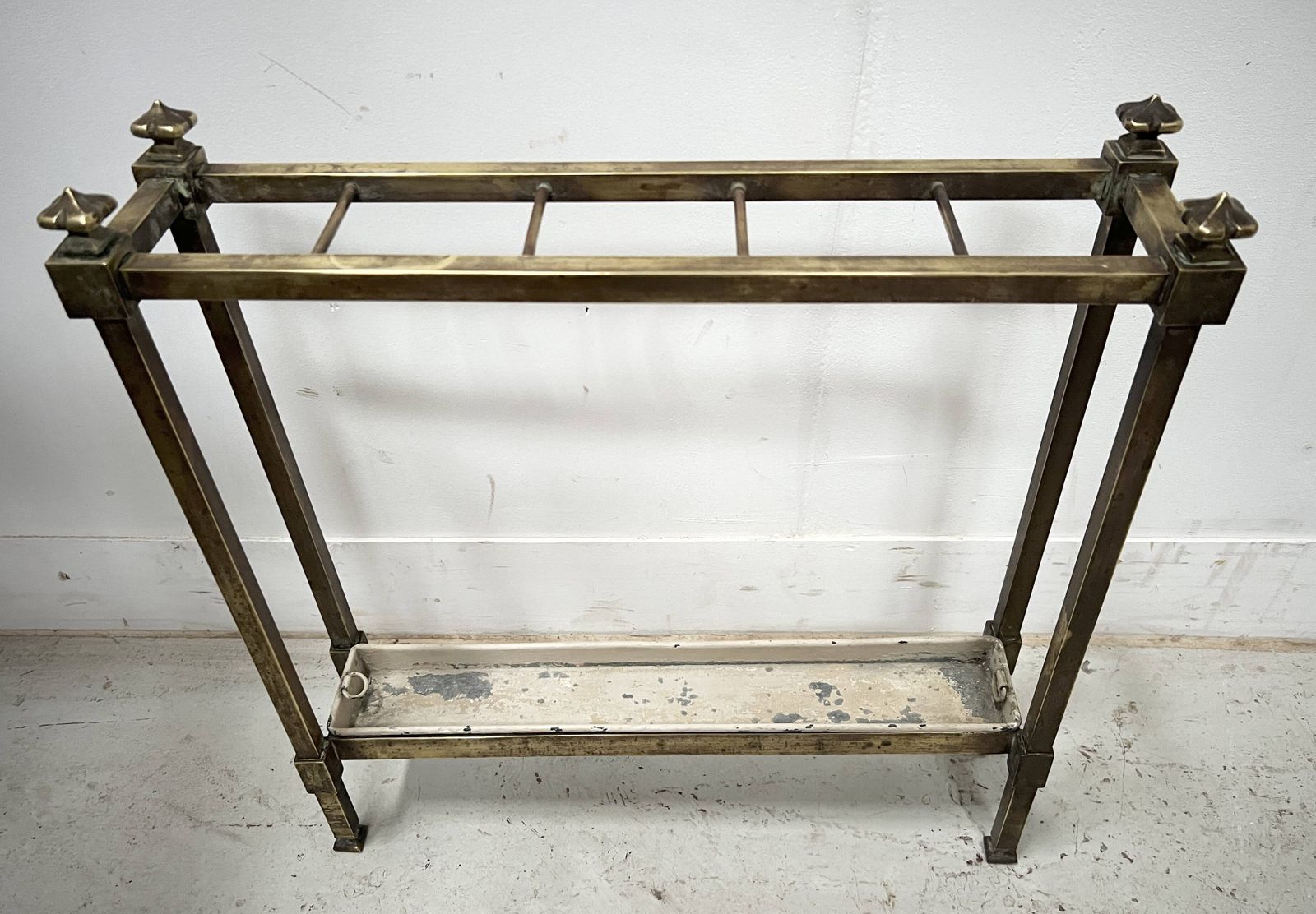 Brass And Sheet Metal Umbrella Stands From The 20th Century. photo buy