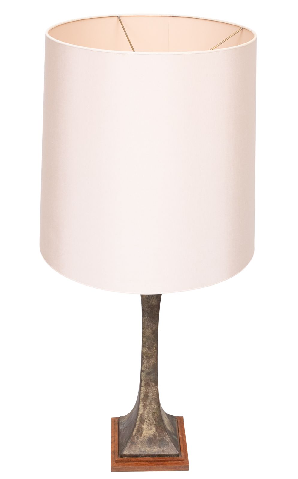 Stunning Stewart Ross James, Hansen Verdigris Bronze Table Lamp, Circa 1960 photo Lighting