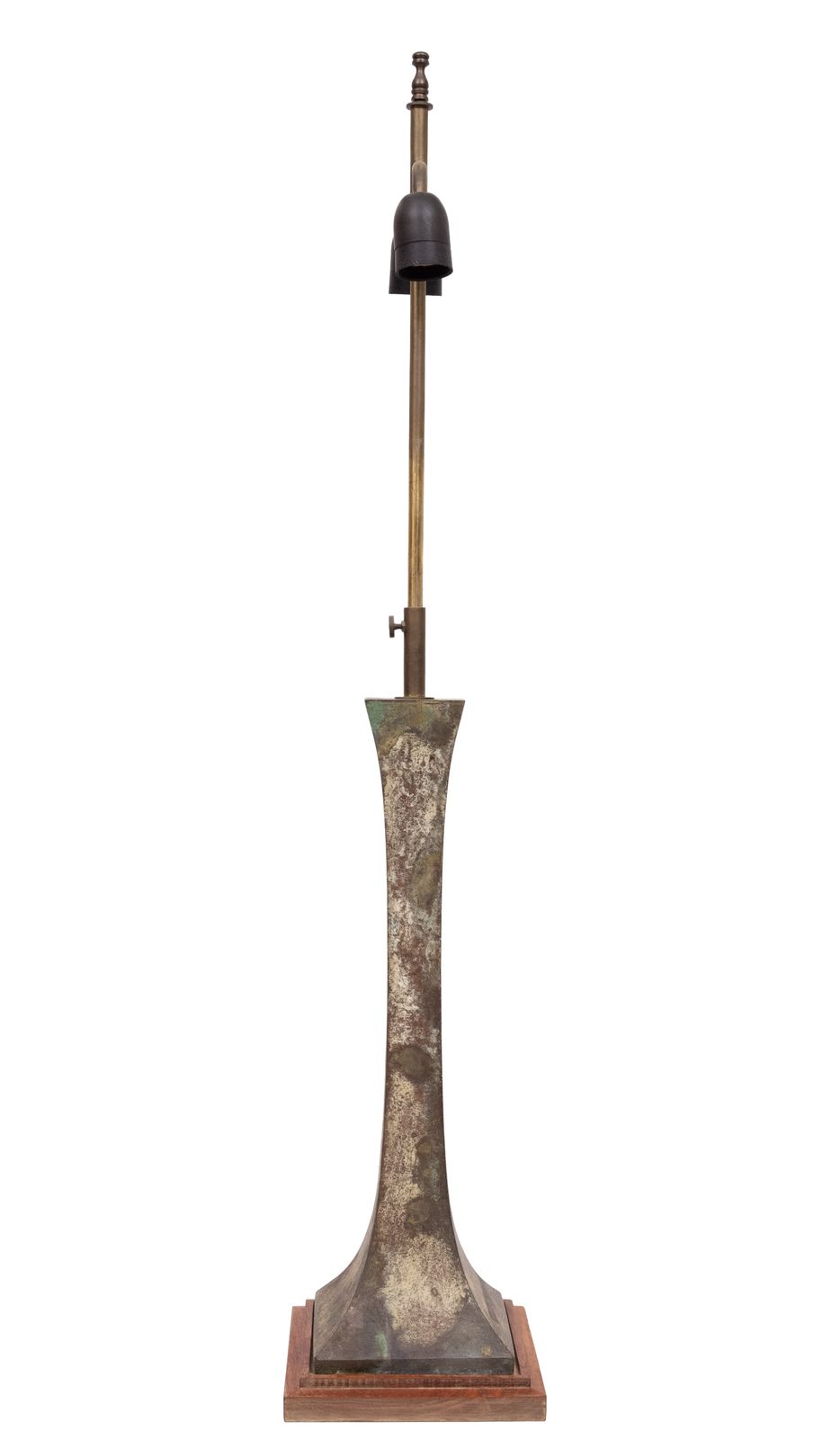 Stunning Stewart Ross James, Hansen Verdigris Bronze Table Lamp, Circa 1960 photo buy