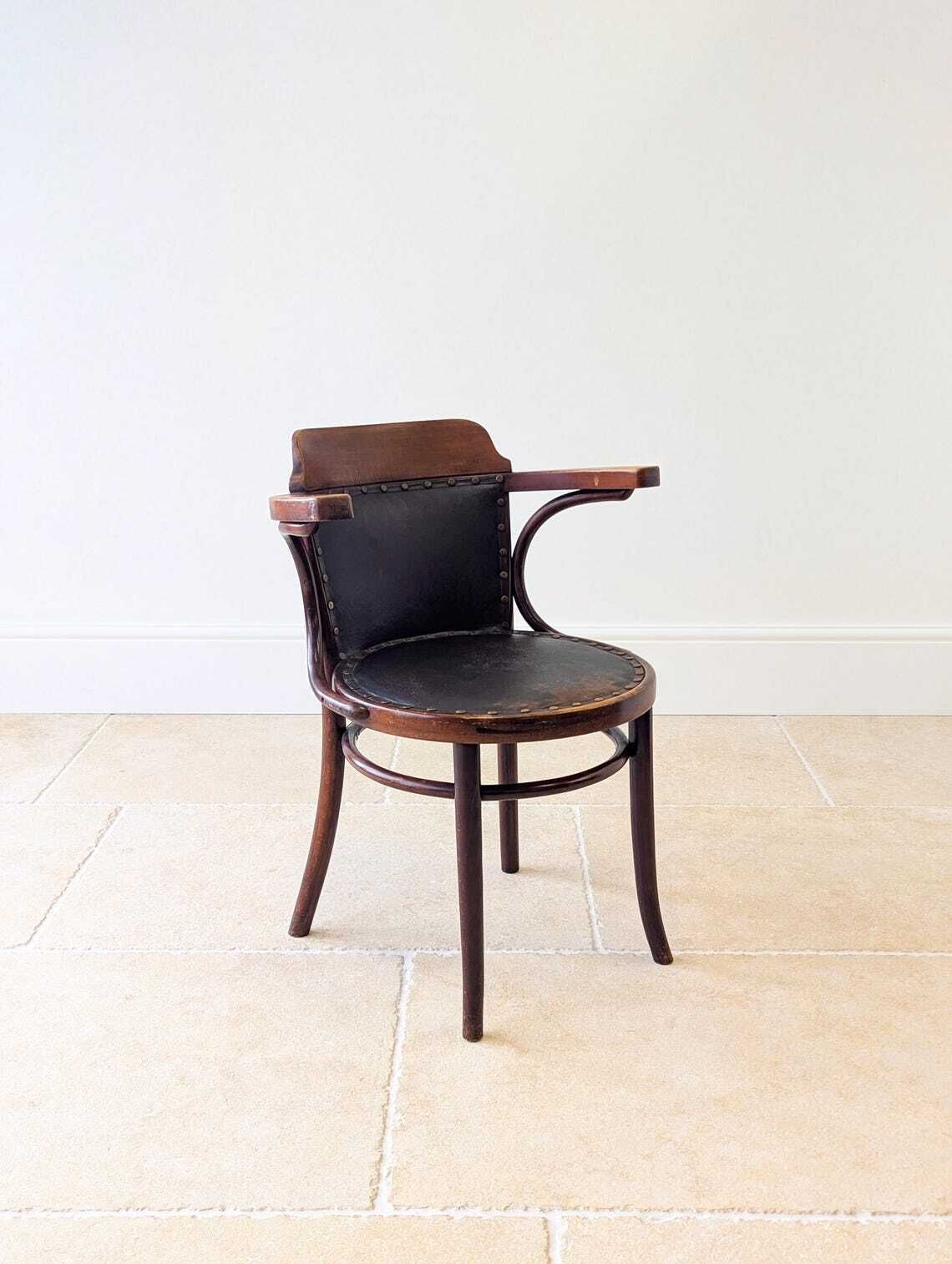 photo for sale Antique Edwardian Thonet Bentwood Café Armchair C.1910