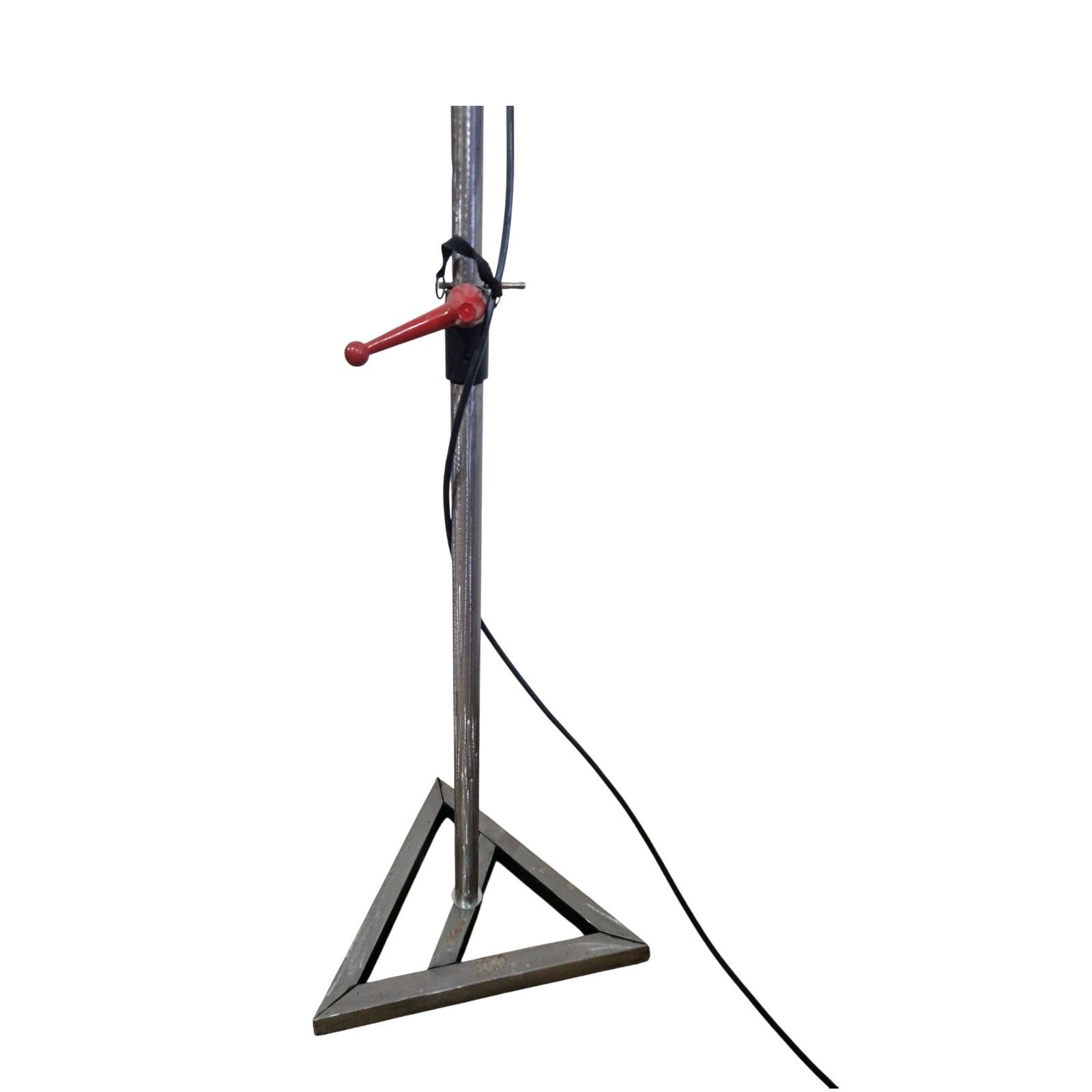 Vintage Theatre Light Lamp Converted Metal Standard Lamp / Floor Standing Lamp photo Lighting
