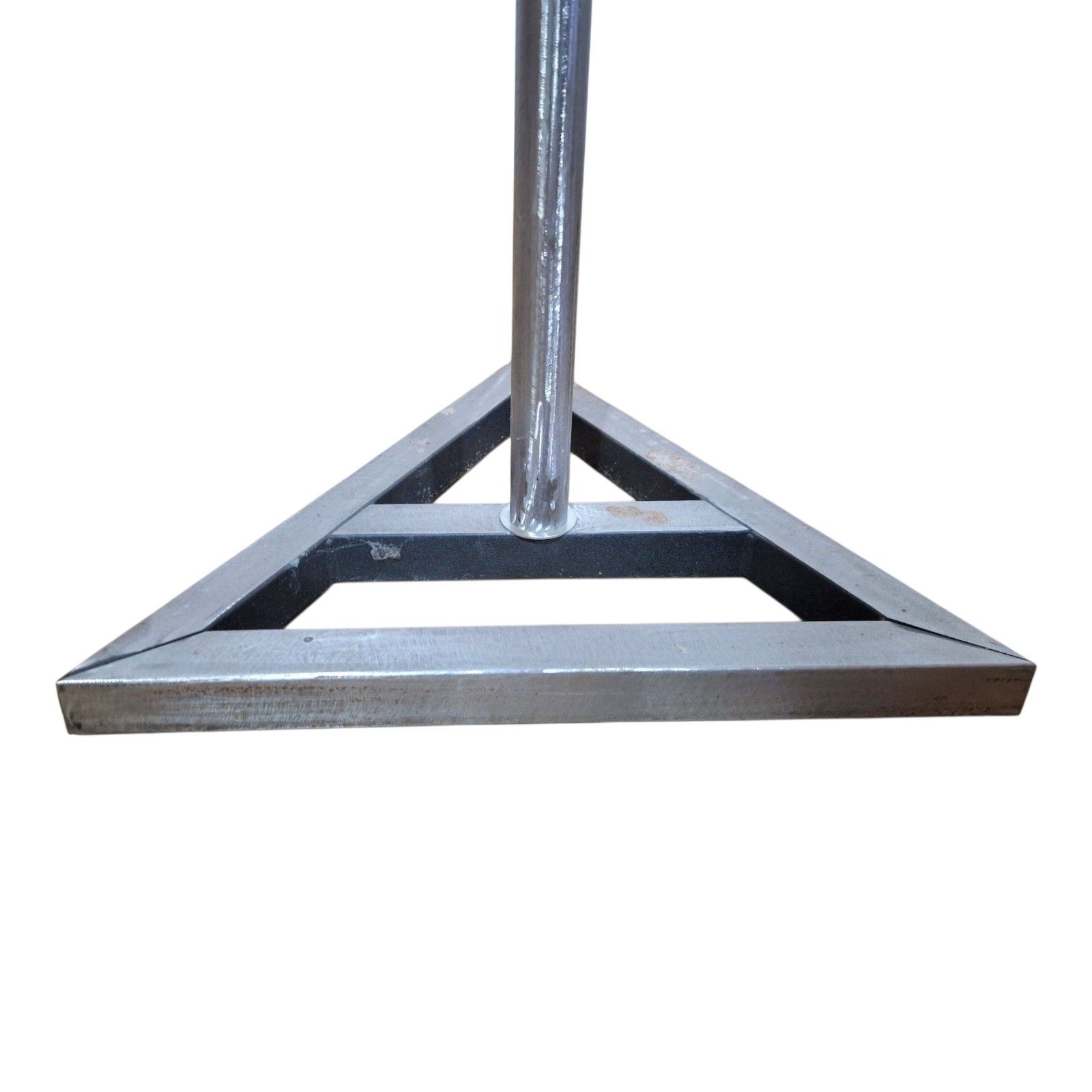 Vintage Theatre Light Lamp Converted Metal Standard Lamp / Floor Standing Lamp photo vinterior