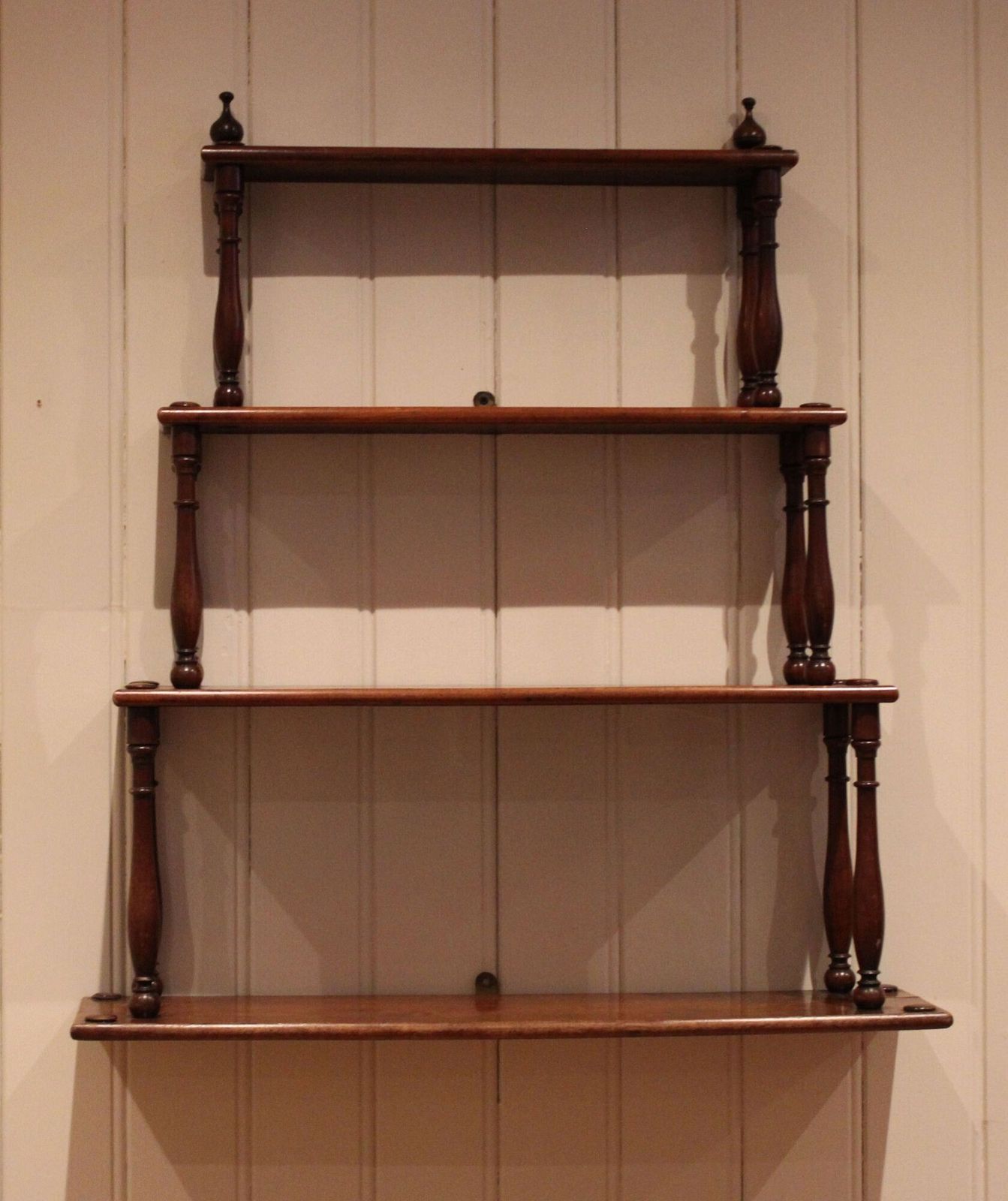 325.0 French Mahogany Waterfall Wall Shelves photo