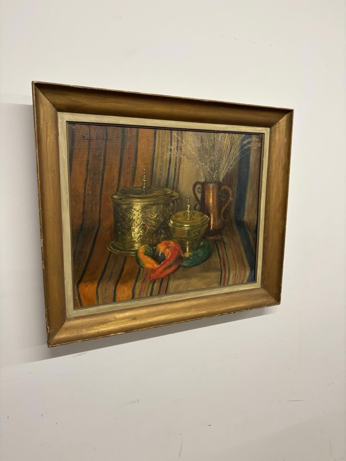 Maxa Nordau Signed Oil Painting “Nature Morte” French Still Life, Paris Atelier photo buy