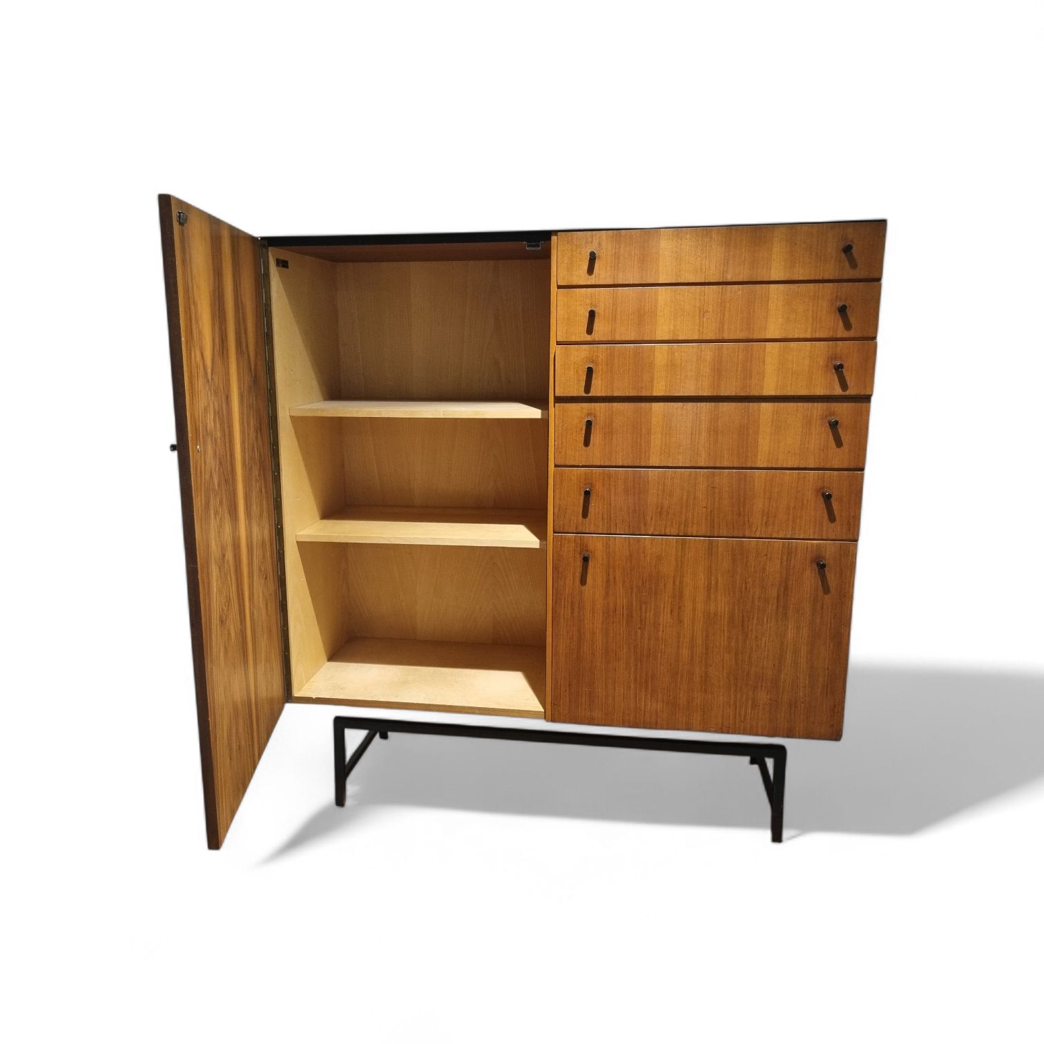 photo furniture Vsj 125 Teak Salon Cabinet 1961 – Kurt Gunther & Horst Brechtmann Fristho | Vintage Design Furniture