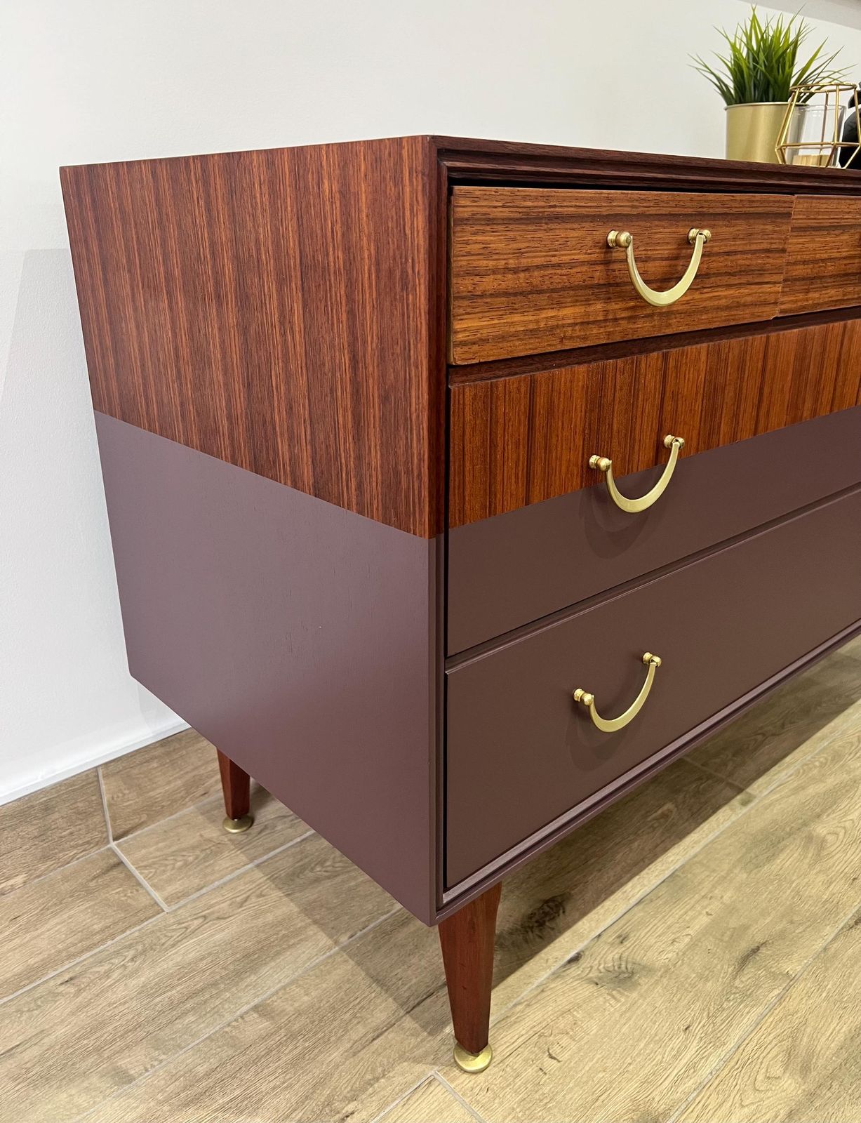 Meredew Mid Century Chest Of Drawers Tv Media Unit photo for sale