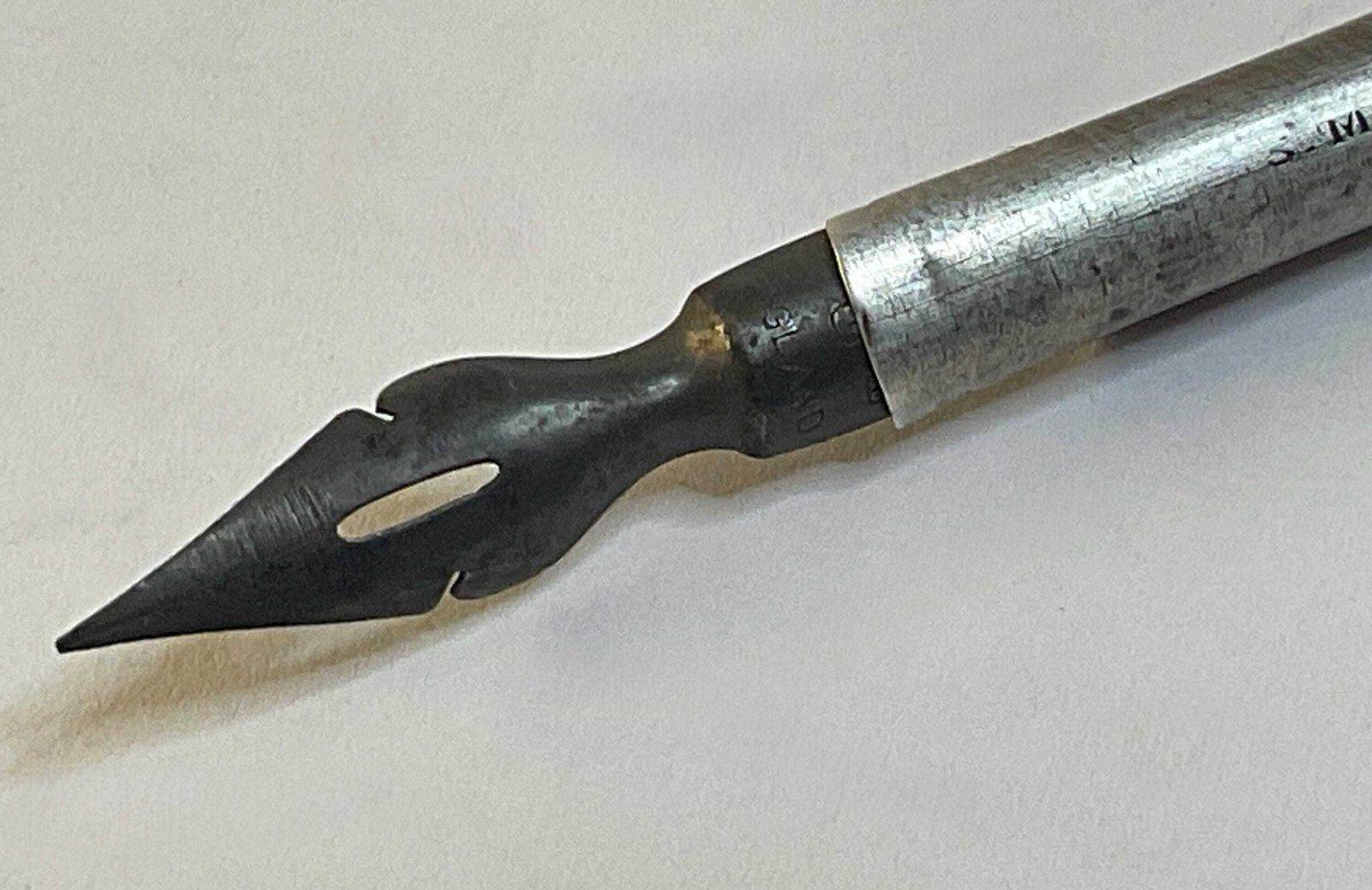Victorian S. Mordan & Co Dip Pen, Rare Agate Shaft, C1880 photo buy