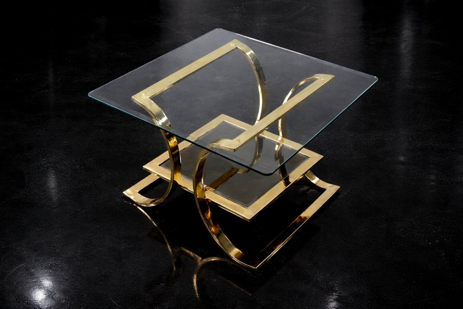 Mid Century Italian Modern Glass Coffee Tables, 1960s, Set Of 2 photo Furniture