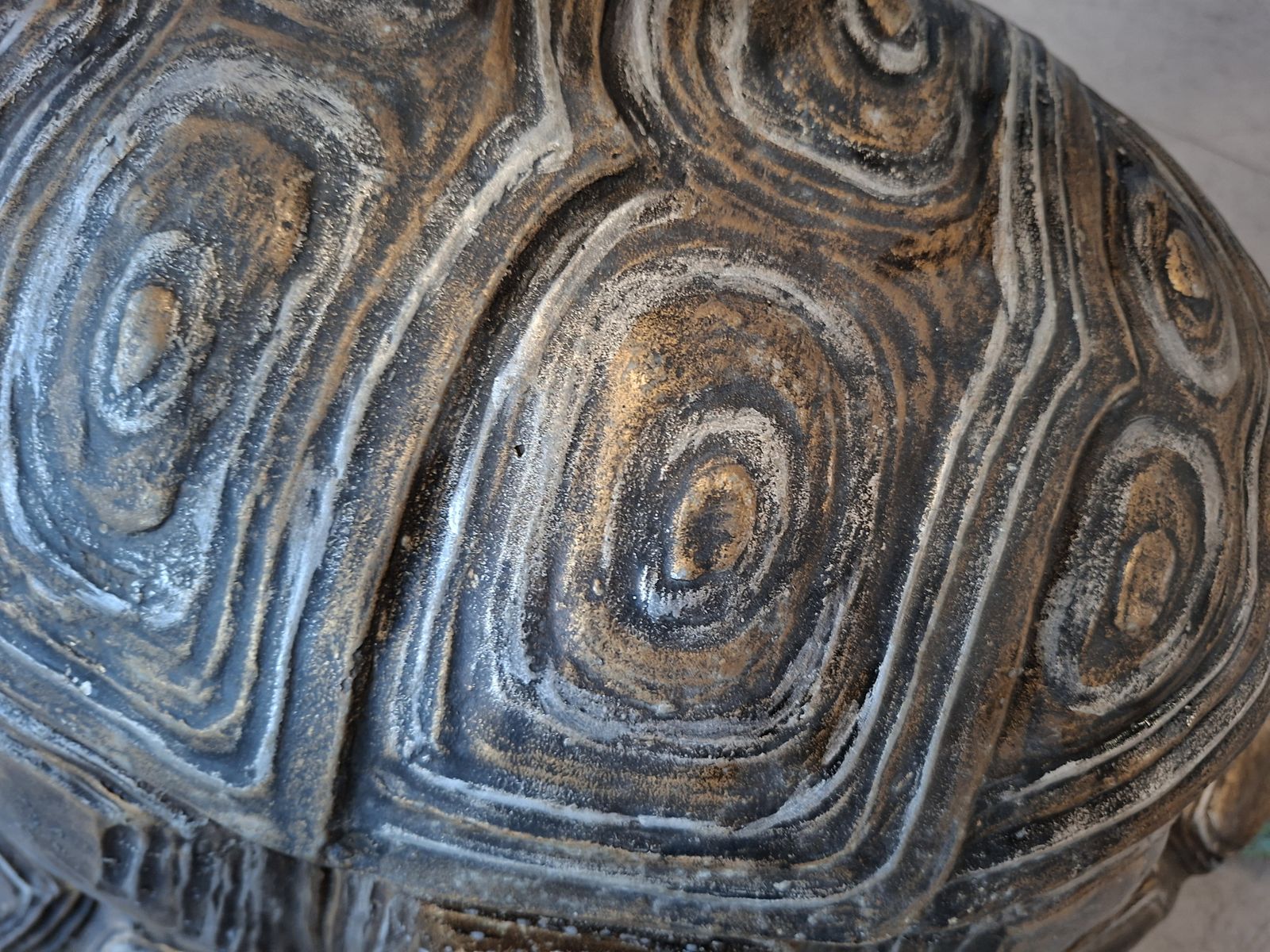 Scultura Artistica Tartaruga In Metallo photo Garden Decor