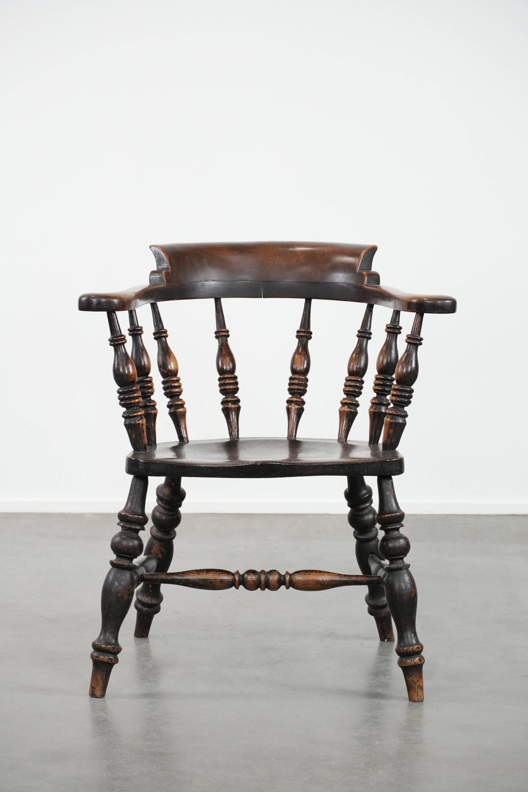 Antieke Engelse Captain's Chair / Zijstoel / Bureaustoel Uit Het Begin Van De 19e Eeuw photo furniture