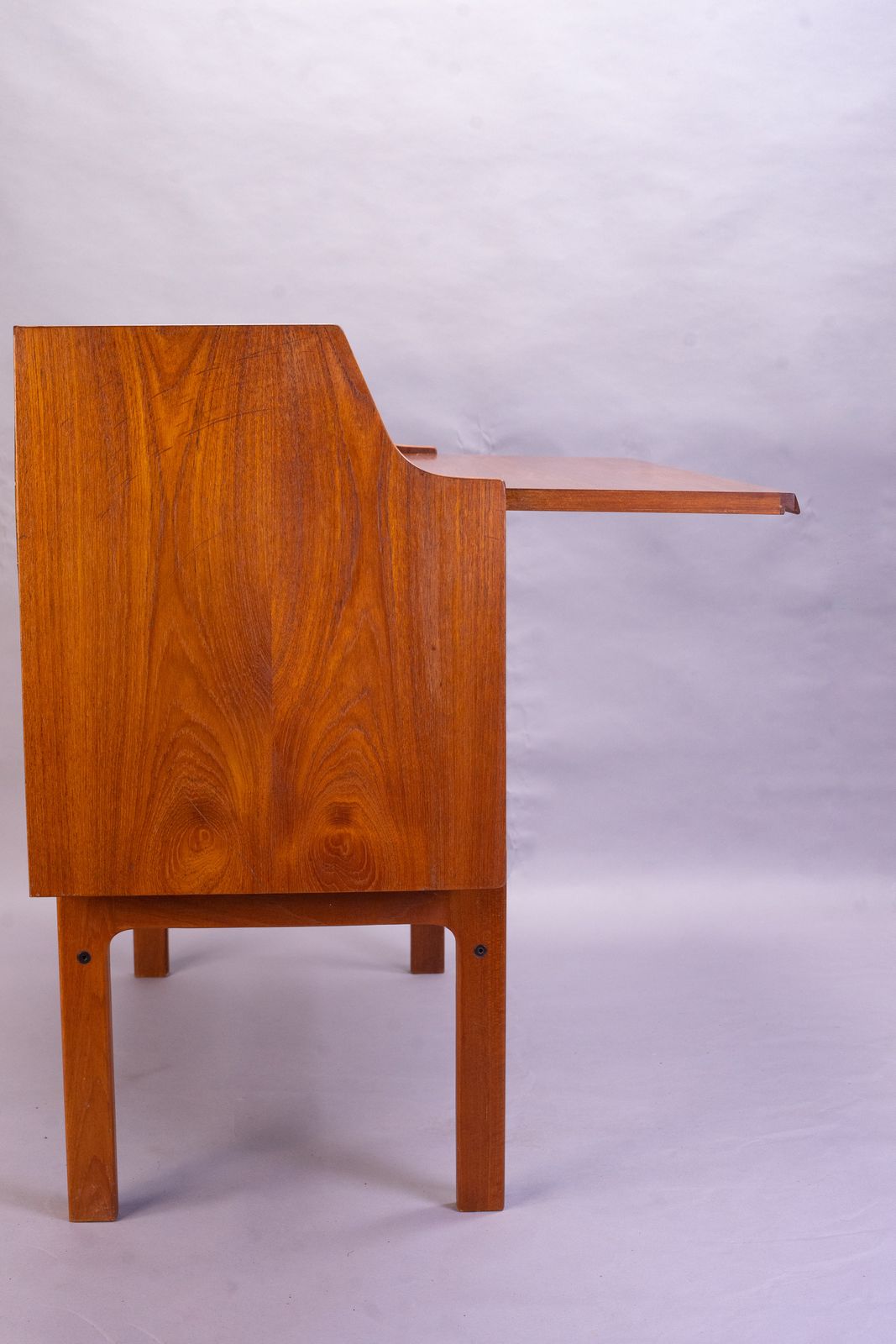 Vintage Danish Secretaire Desk By Arne Wahl Iversen For Vinde Møbelfabrik 1960s photo vintage