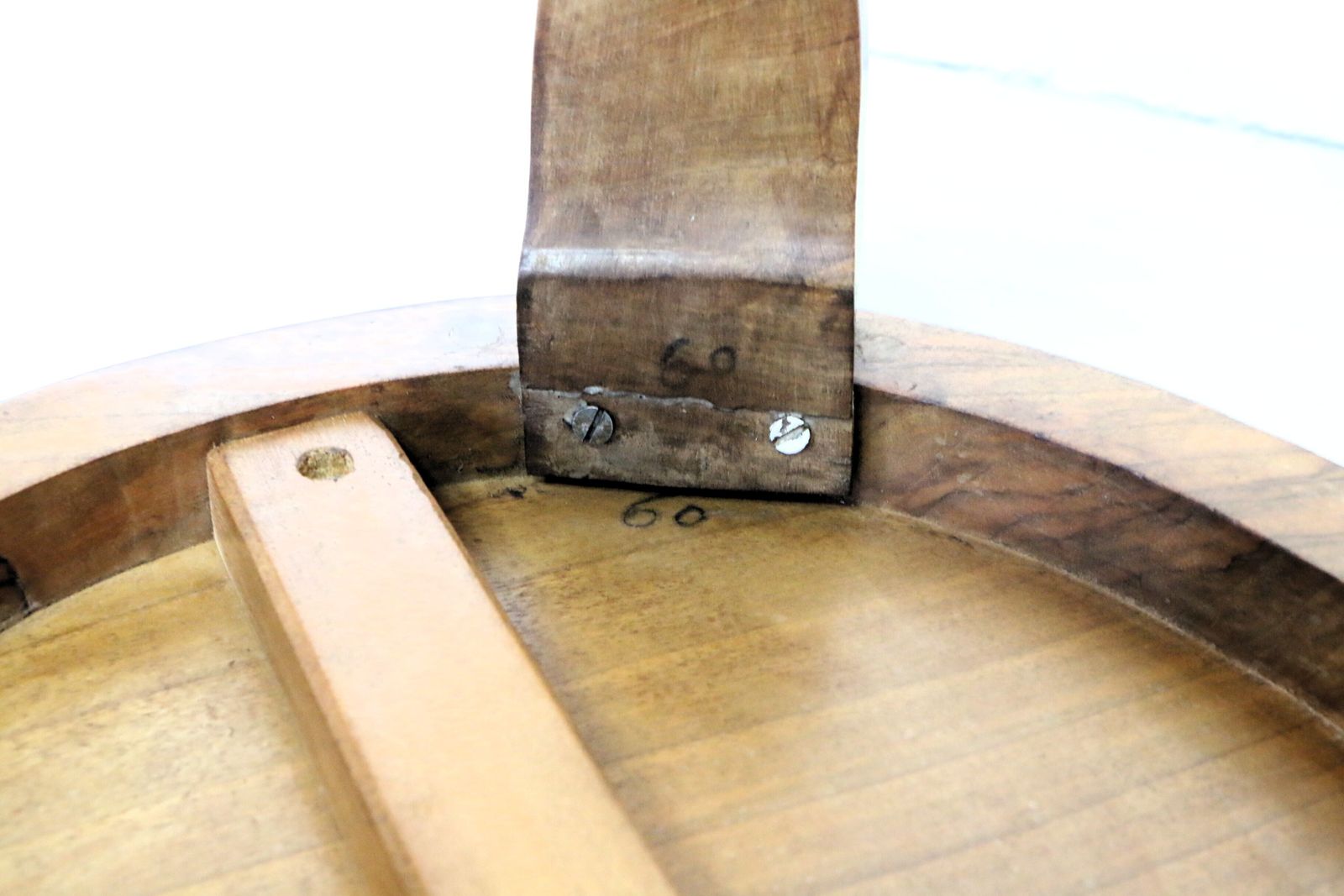 Furniture A Vintage Small Occasional Round Table Made From Teak With Carved Detailing Hand Made S.E.Asia photo