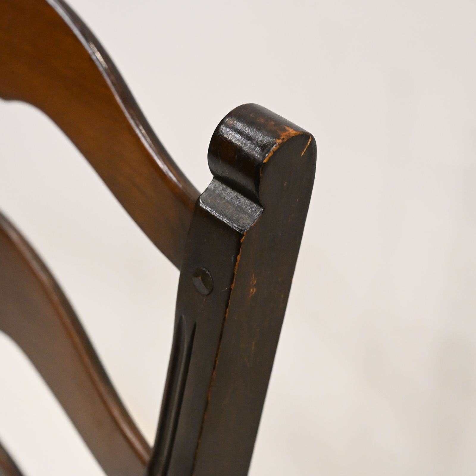6 Ercol Dining Chairs 1970s Ladderback Inc 2 Carvers Free Nationwide Delivery* photo furniture