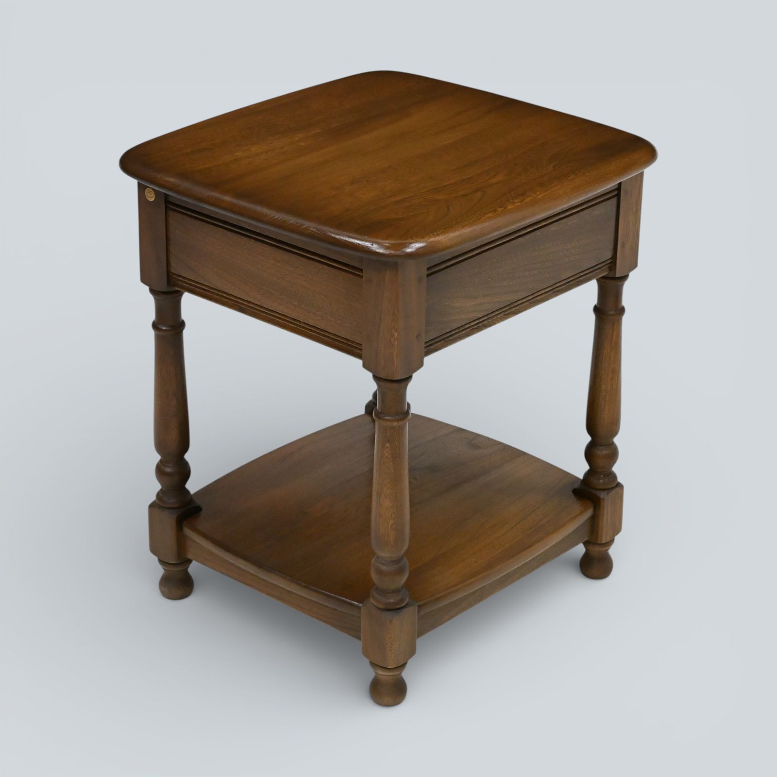 Ercol Lamp/Bedside Table Golden Dawn Finish Mid Century Modern Elm Free Delivery photo Furniture