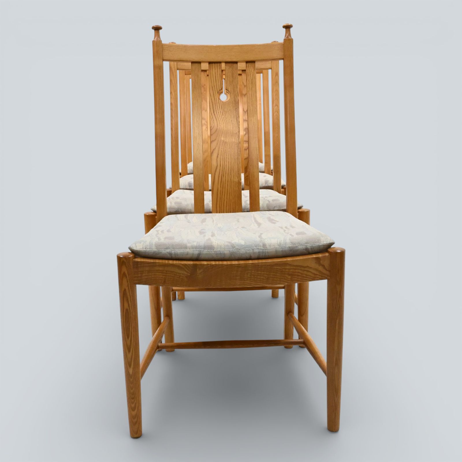 Ercol Set 4 Dining Chairs Saville Range Light Finish Cushions Free Uk Delivery* photo furniture