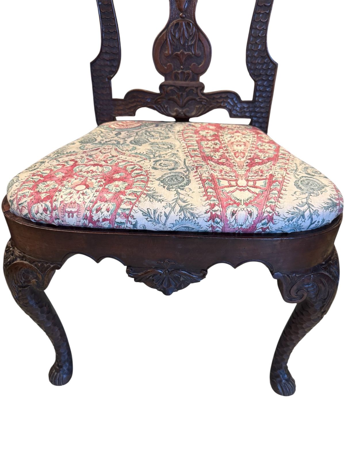 Antique 18th Century Georgian Set Of Four Dining Chairs In The Manner Of Daniel Marot   Recovered Upholstery photo 150.0