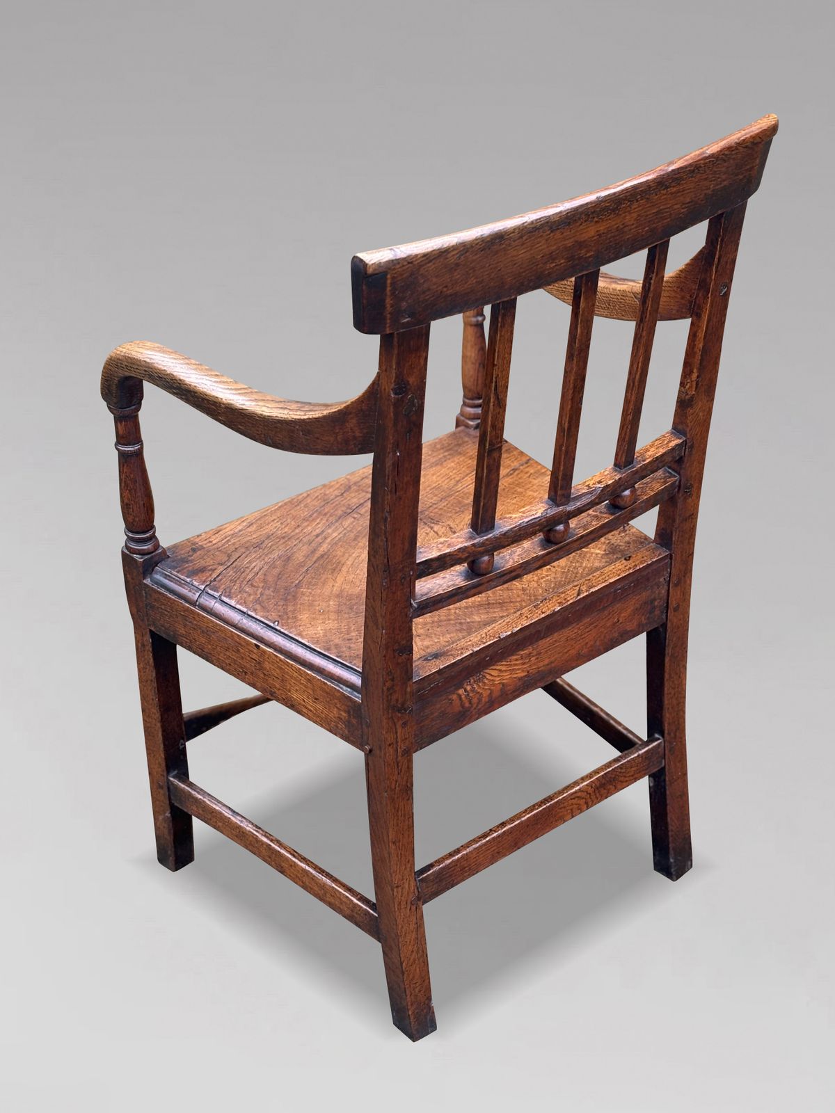 photo for sale Late 18th Century George III Period Elm Country House Armchair
