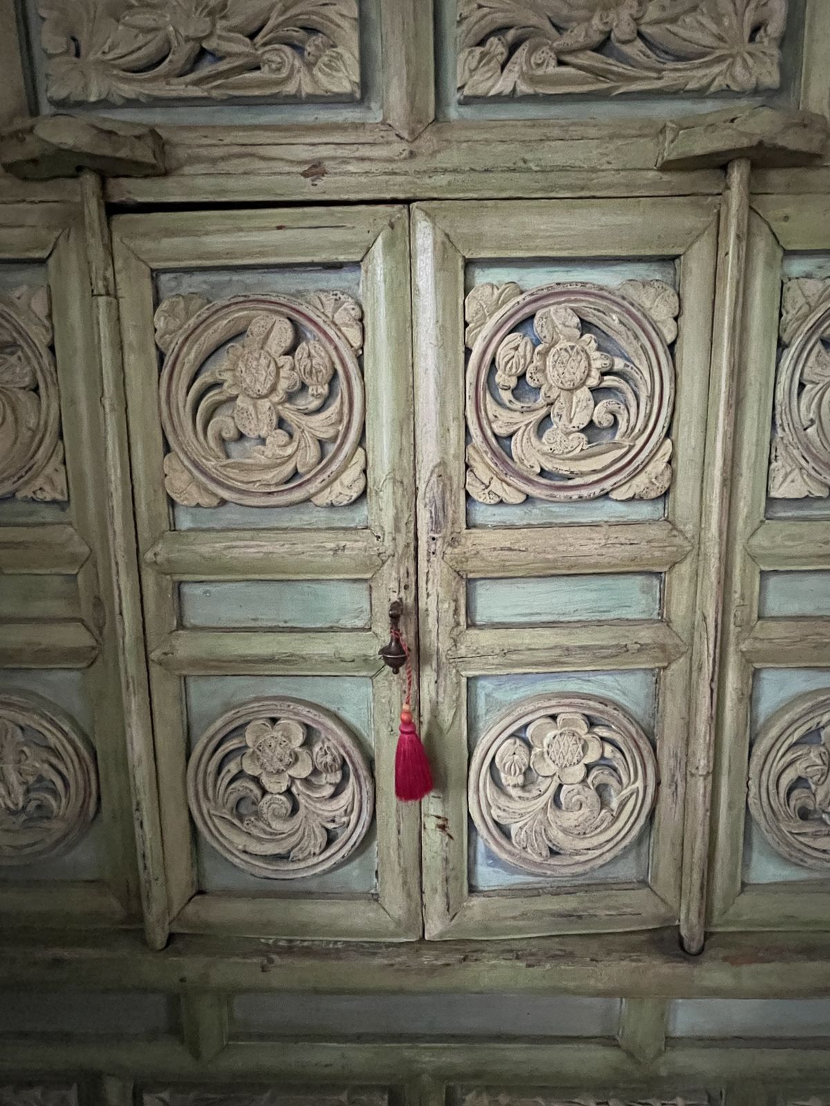 Rare Antique Statement Hand Carved Cabinet Furniture