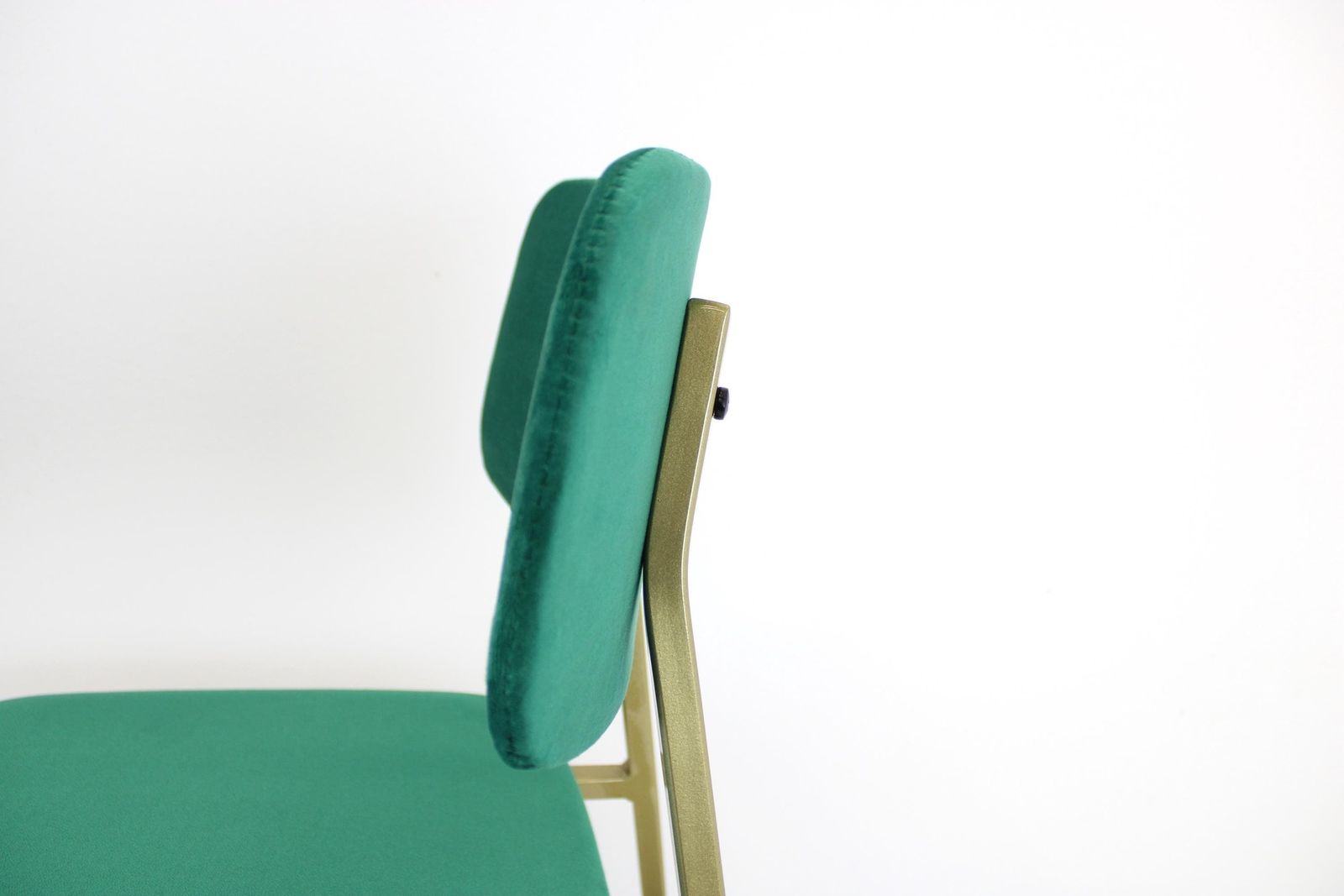 1 Of 2 Mid Century Modern Chairs By Niko Kralj For Stol Kamnik / Restored / Minimalist Chair / Gold Chair 60s Yugoslavia photo buy