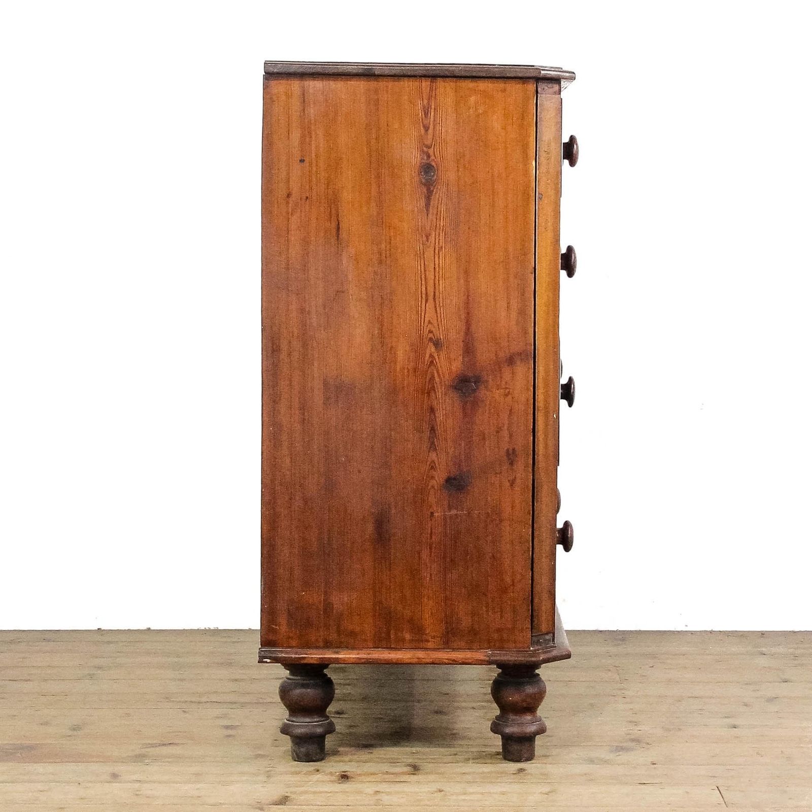 Antique Pitch Pine Chest Of Drawers | Bedroom Storage | Antique Storage | Bedroom | Pine Furniture (M 6745) photo Furniture