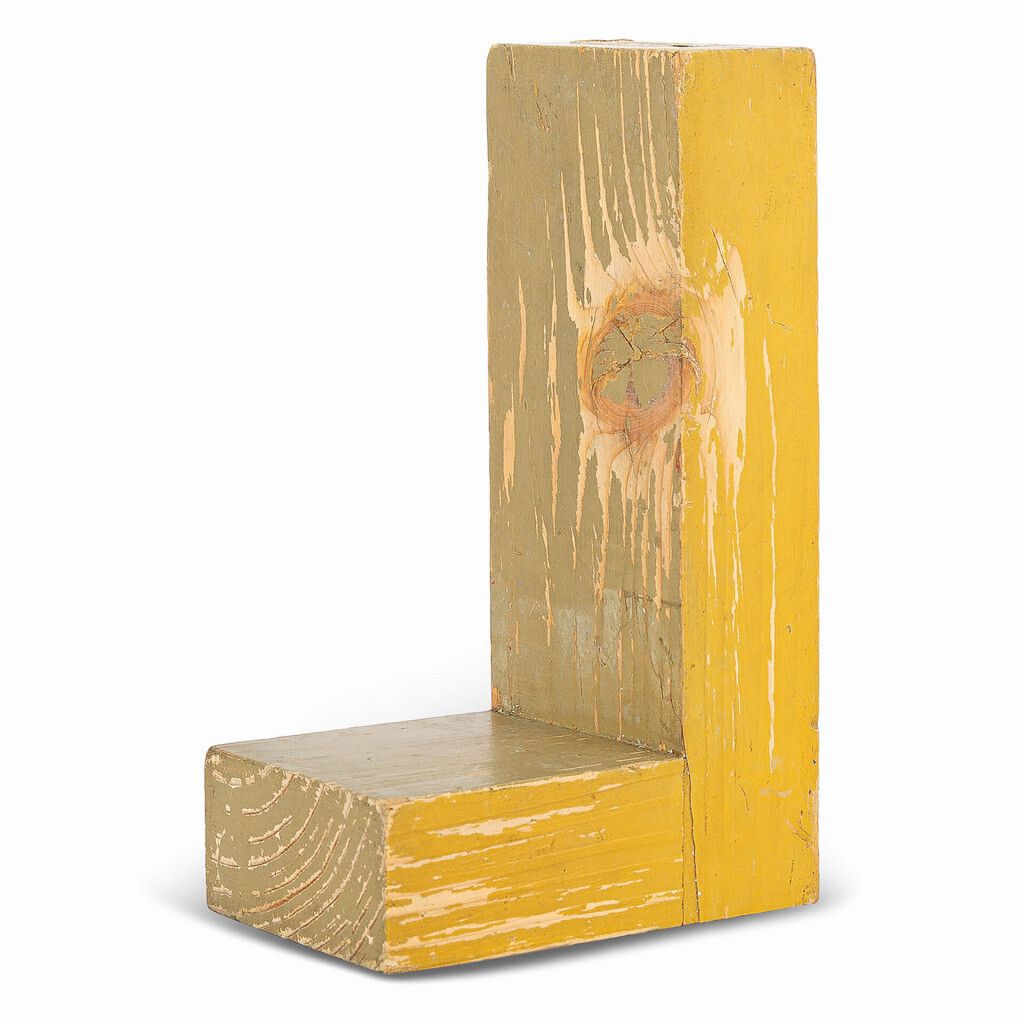 Wooden Letter "L", 1990s, Vintage photo 96.0