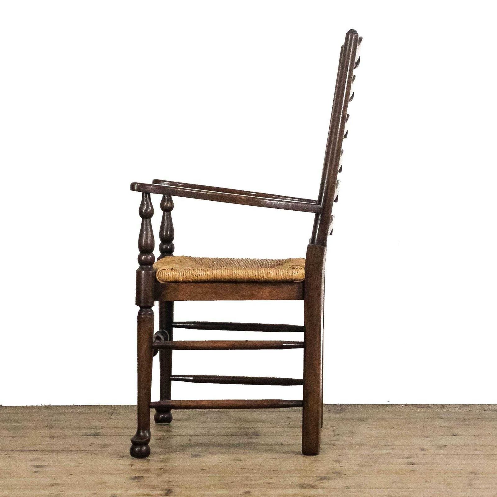 Set Of Six Traditional Rush Seat Chairs | Set Of Chairs | Antique Chairs | Dining Chairs | Kitchen Chairs photo 970.0