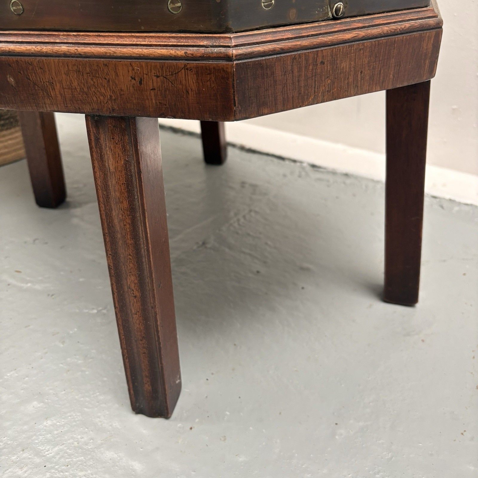 Celleratte George III Brass Bound Mahogany Wine Cooler photo vinterior
