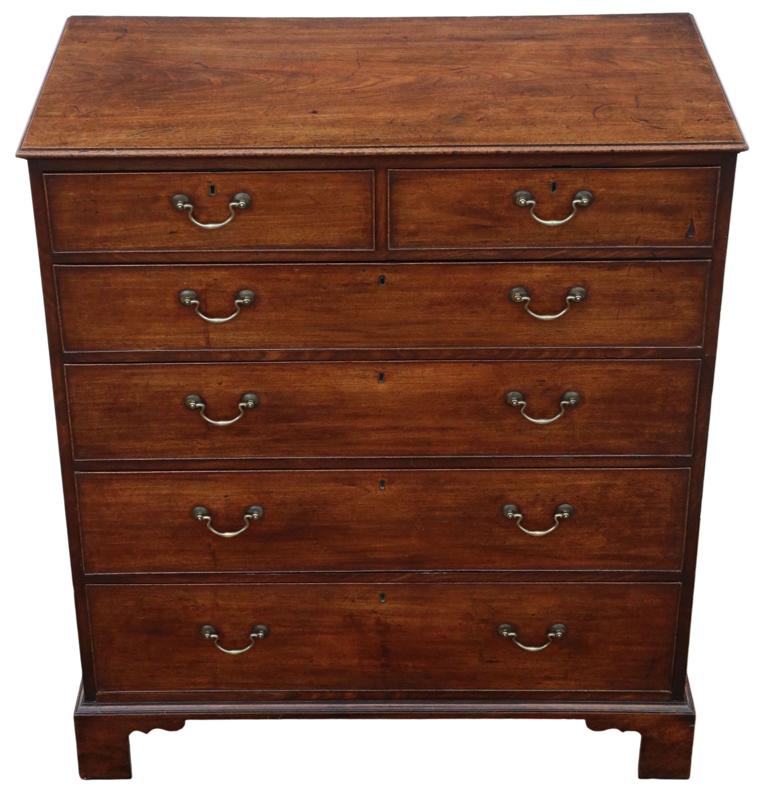 Antique Late 18th Century Georgian Large Mahogany Chest Of Drawers –Fine Quality photo vinterior