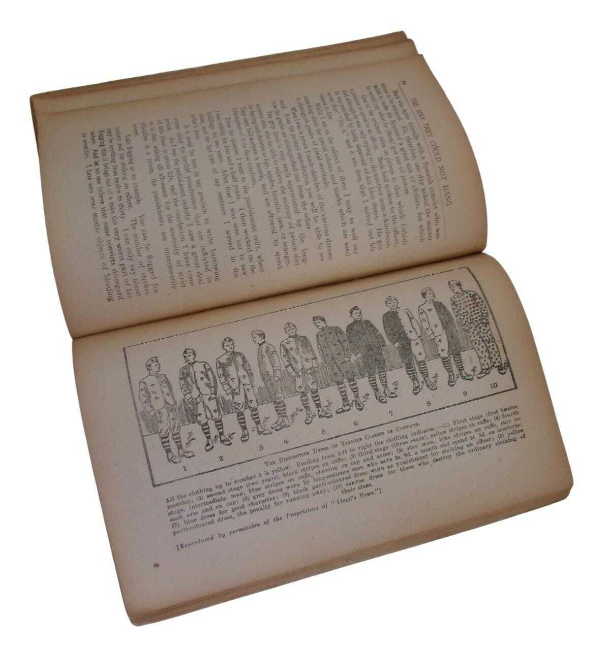 C1910 True Crime : The Man They Could Not Hang, John Babbacombe Lee Autobiography, Edwardian Antique Criminal photo Home Decor
