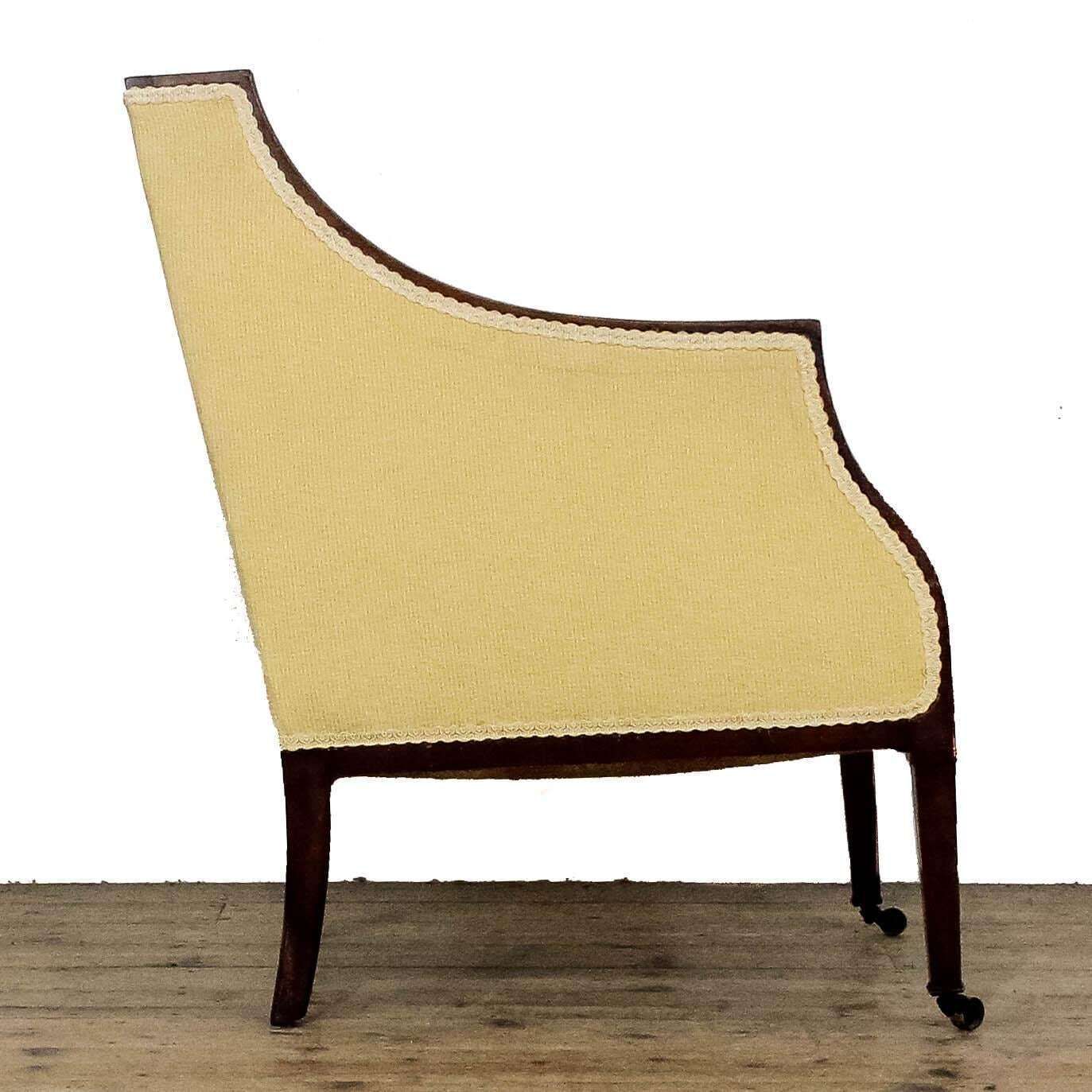 Antique Edwardian Upholstered Armchair | Antique Armchair | Antique Seating | Edwardian Antiques | Edwardian Armchair photo 495.0