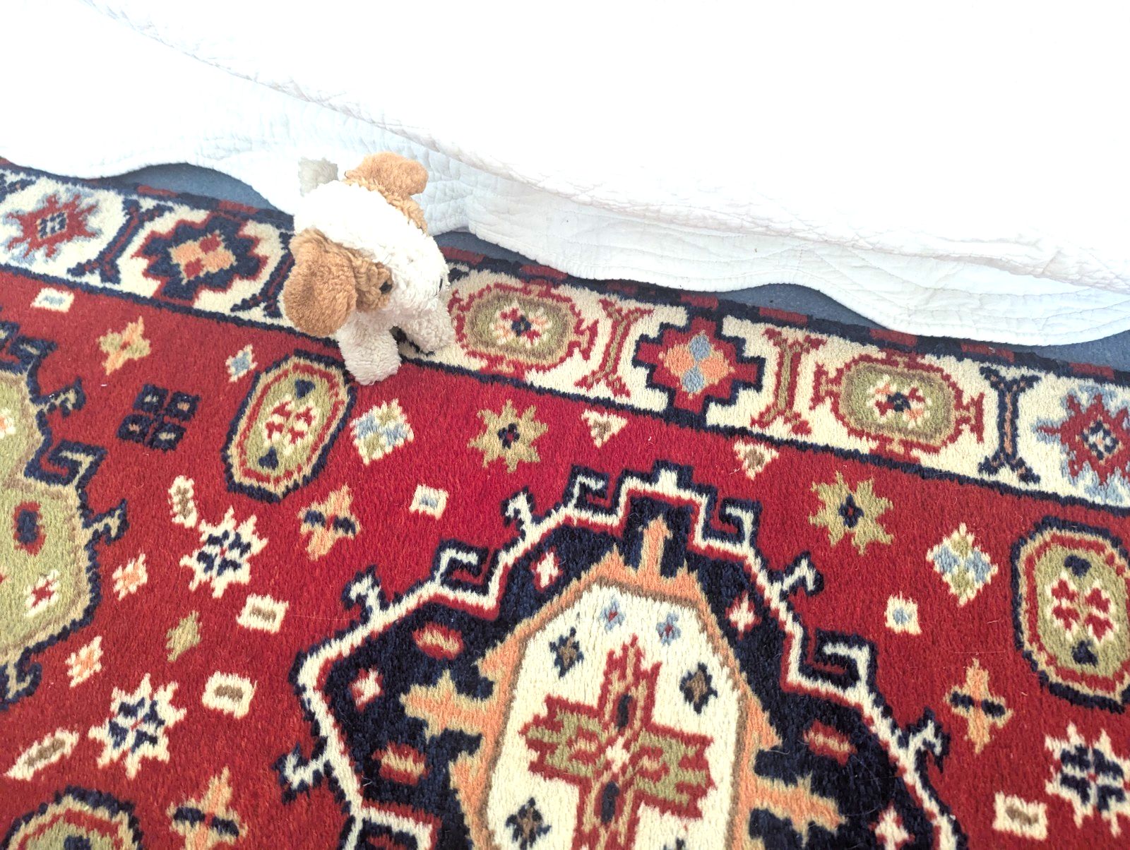 Antique Indian Rug Hand Made Oriental Wool Vintage Medium Runner 205 X 67cm photo 287.0