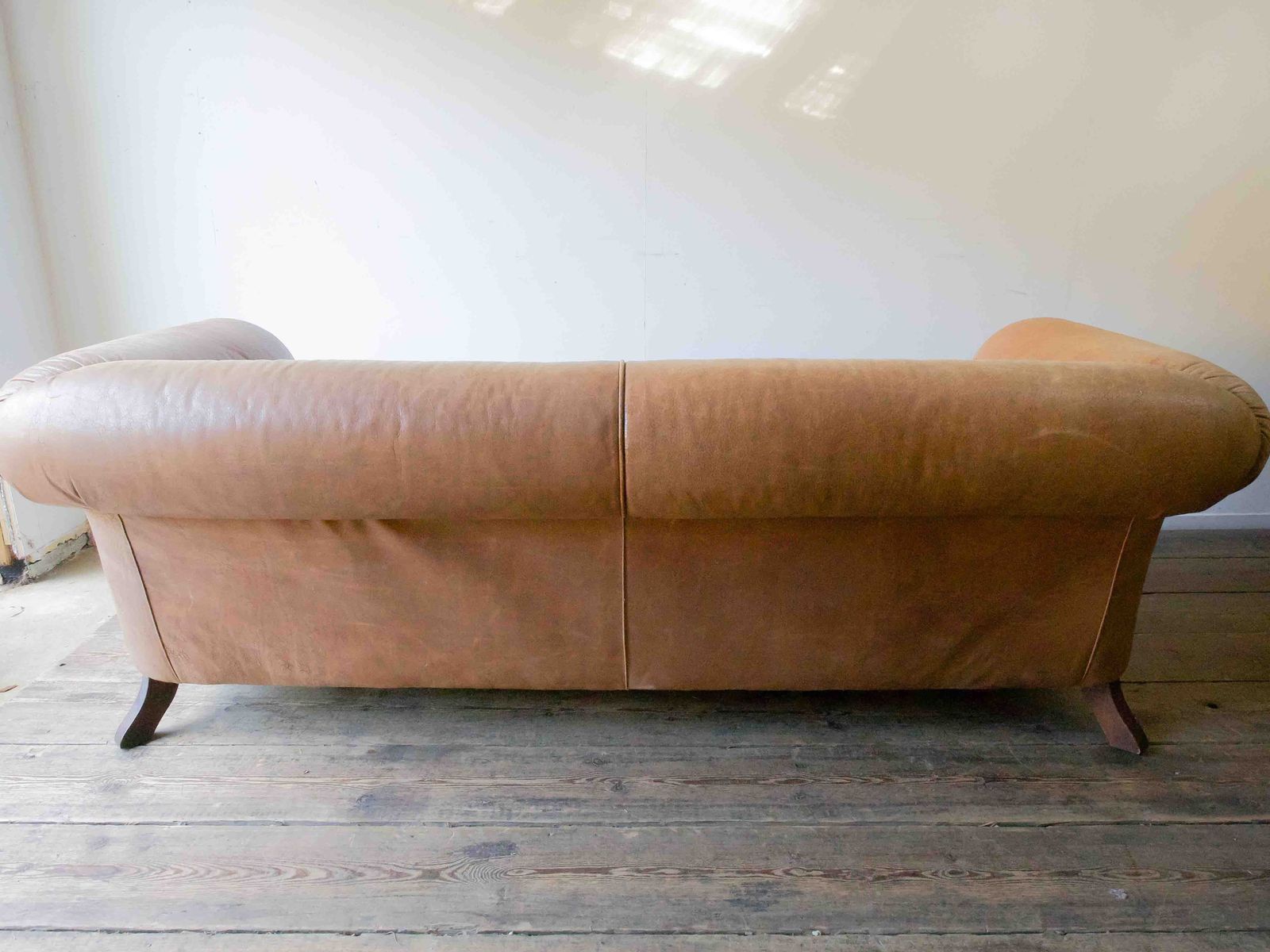 photo for sale Chesterfield Style Leather Sofa