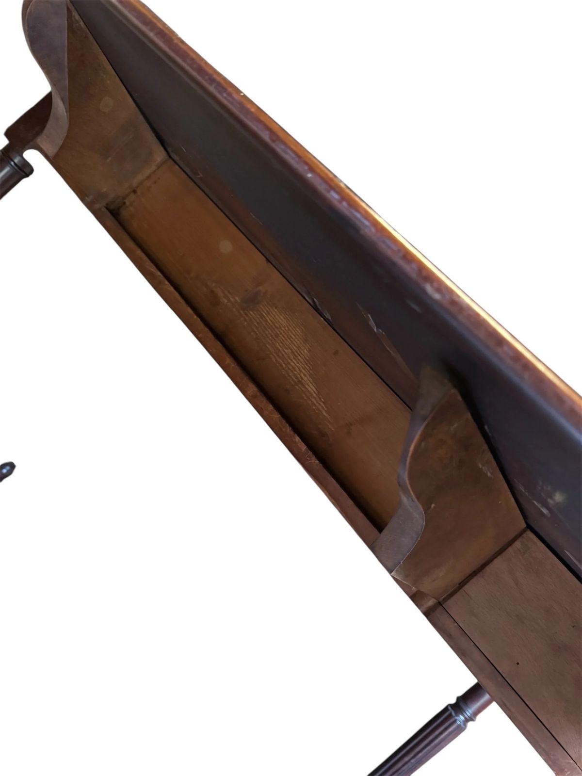 photo furniture Victorian Mahogany Pembroke Table Drop Leaves Single Drawer Dining