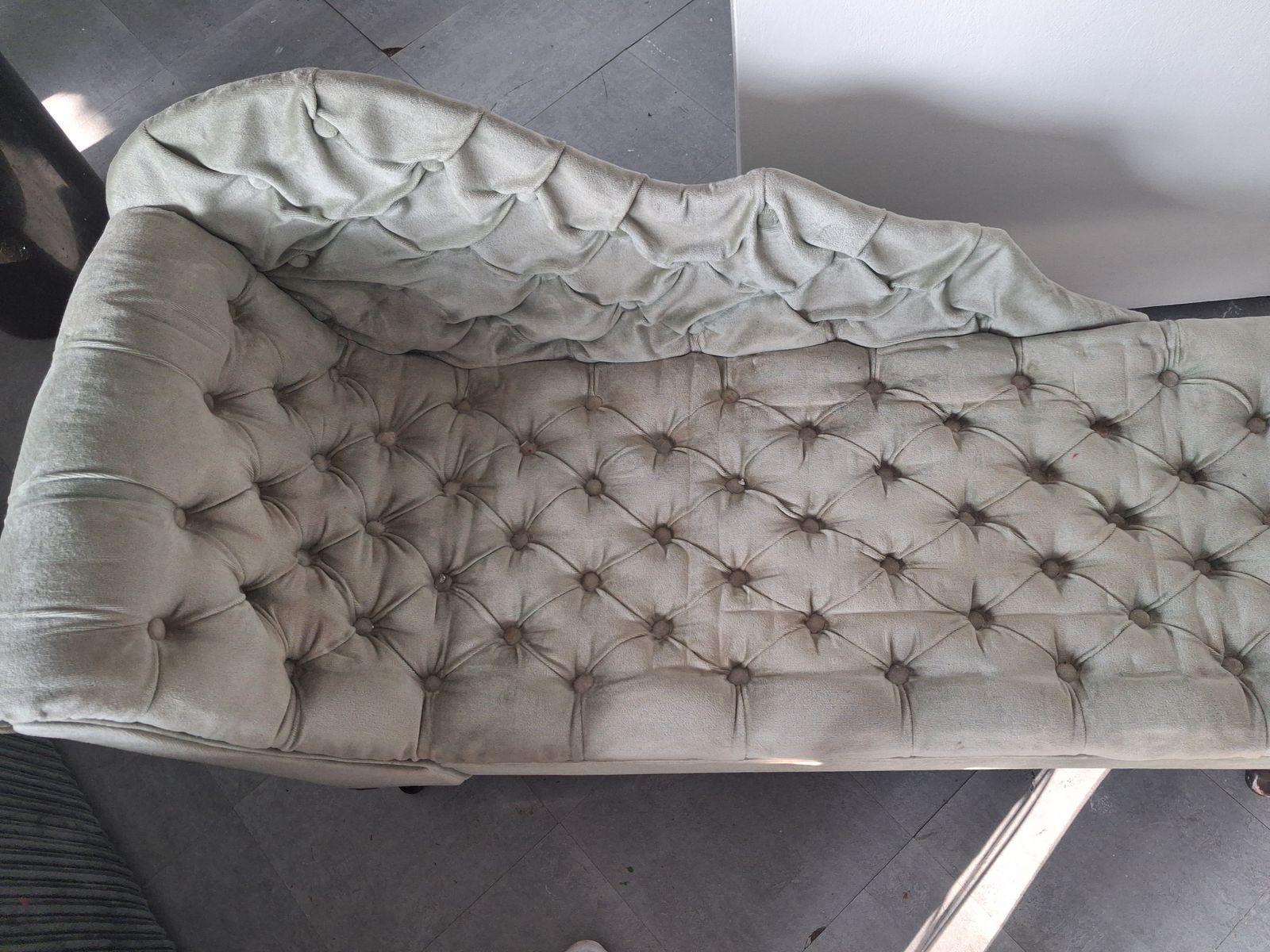 Vintage Chaise Lounge Sofa Chair photo furniture