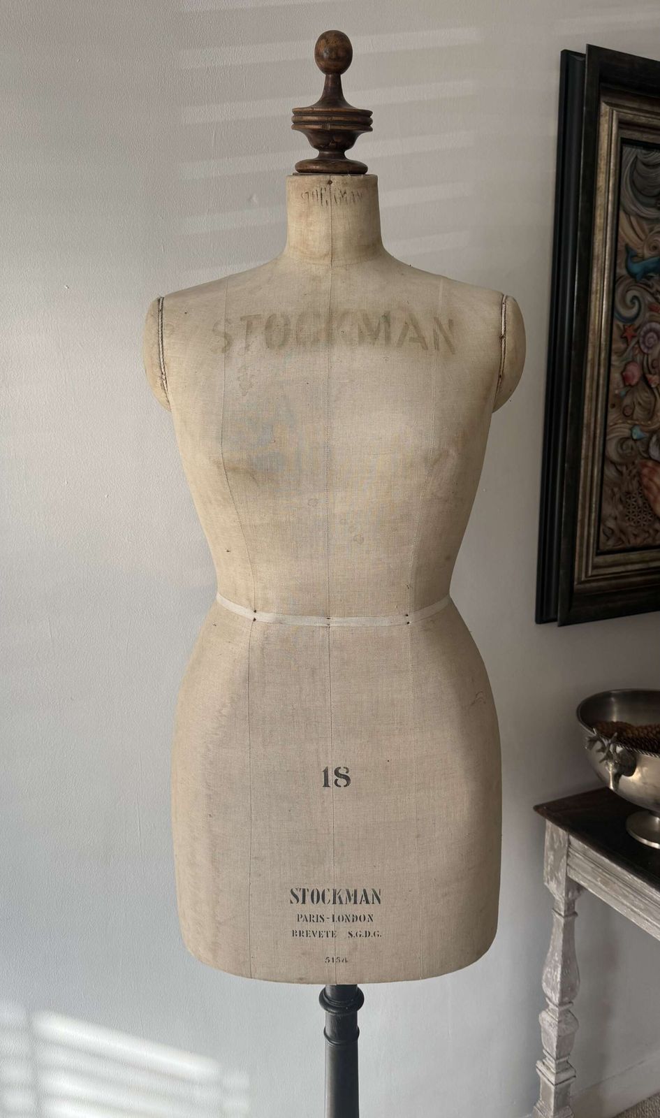 Antique French Mannequin By Stockman Paris photo for sale