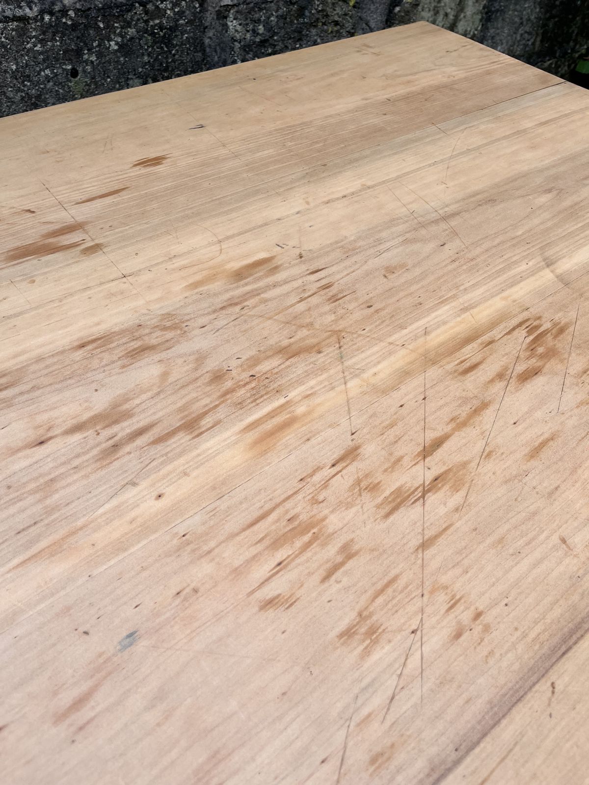 photo furniture 1930’s Oak And Beech Kitchen Table With Detachable Legs