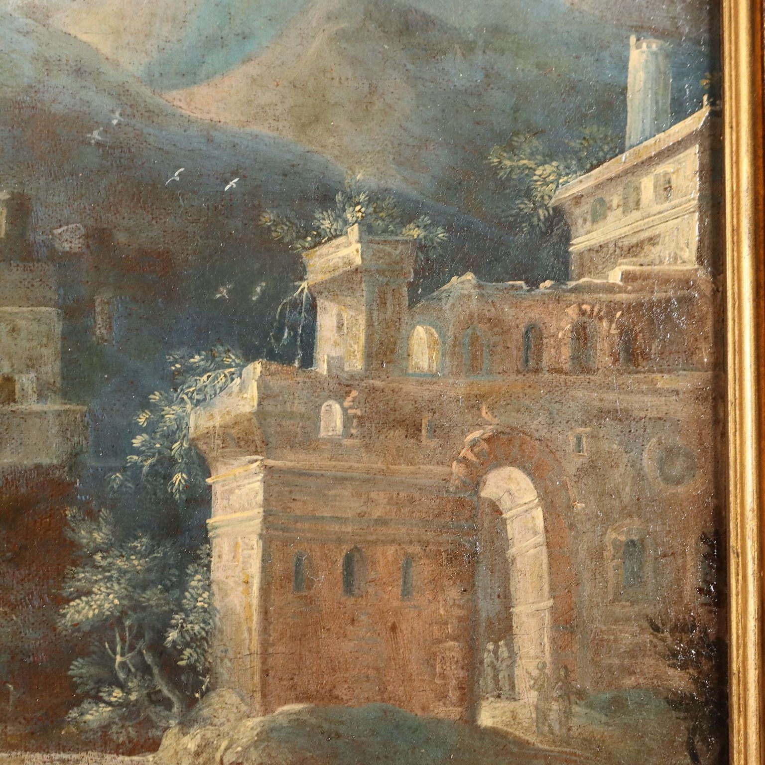 photo furniture Ancient Painting '600 '700 The Preaching Of St. John Canvas