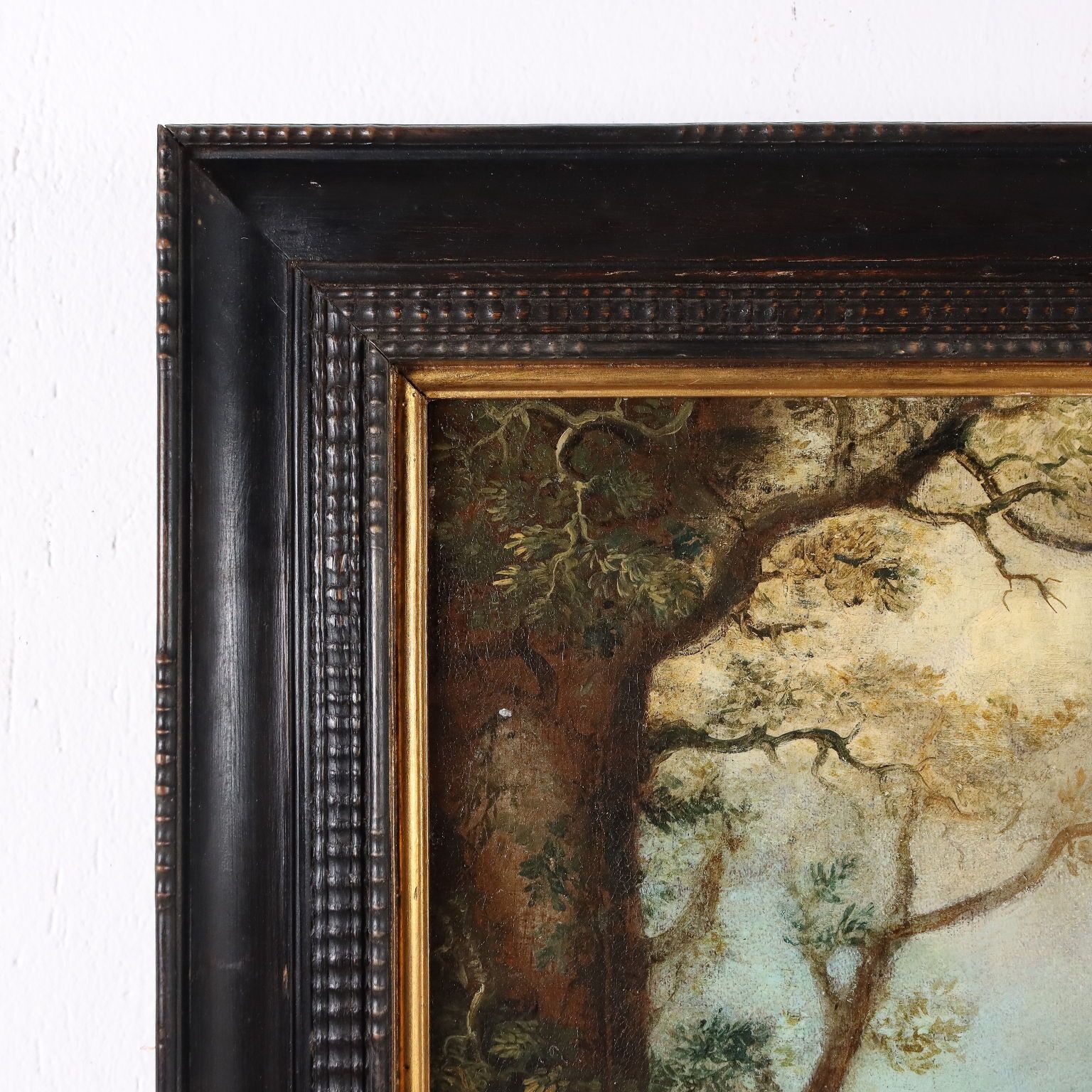 photo buy Ancient Painting '600 '700 The Preaching Of St. John Canvas