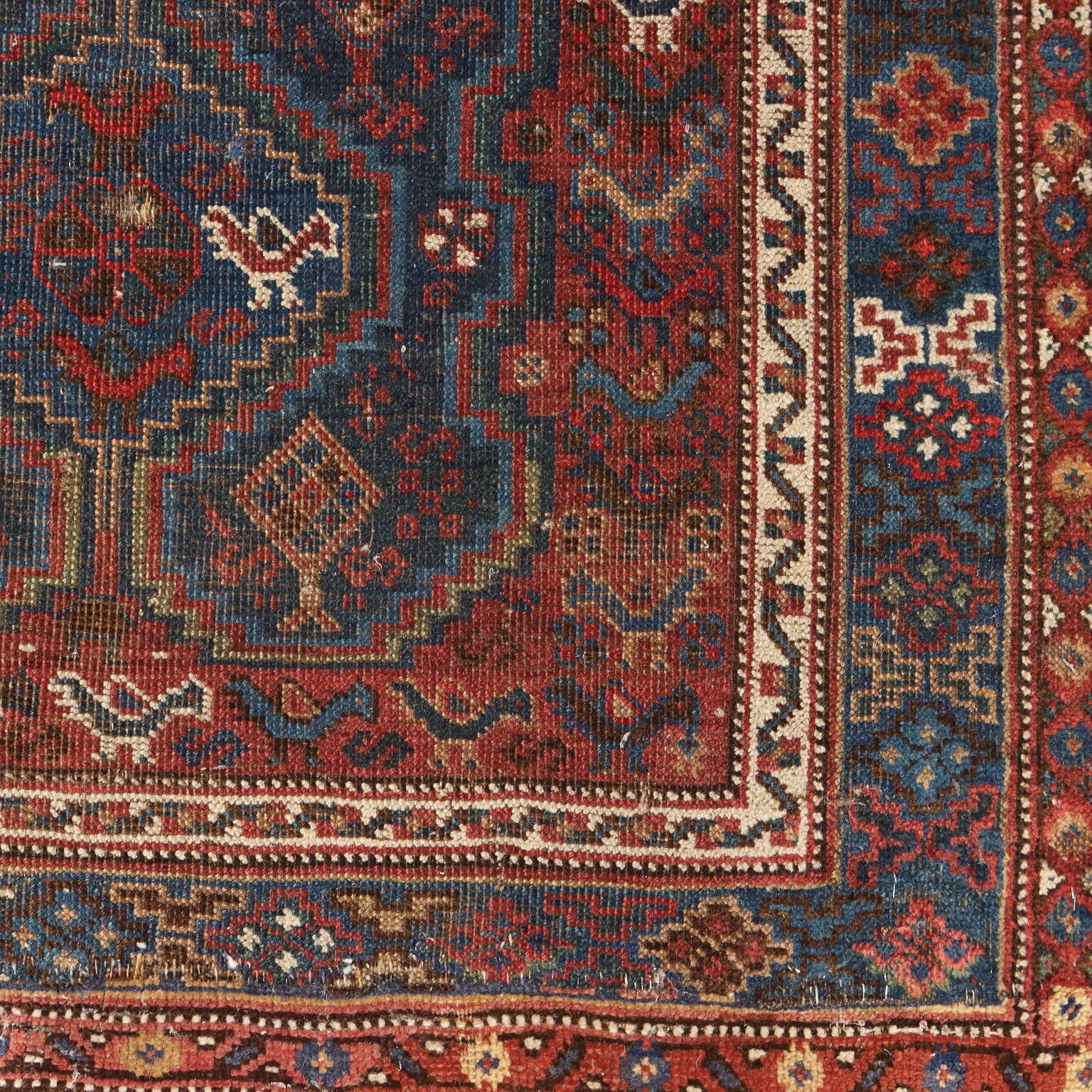 Antique Asian Carpet Wool Thin Knot Handmade 73 X 57 In photo buy